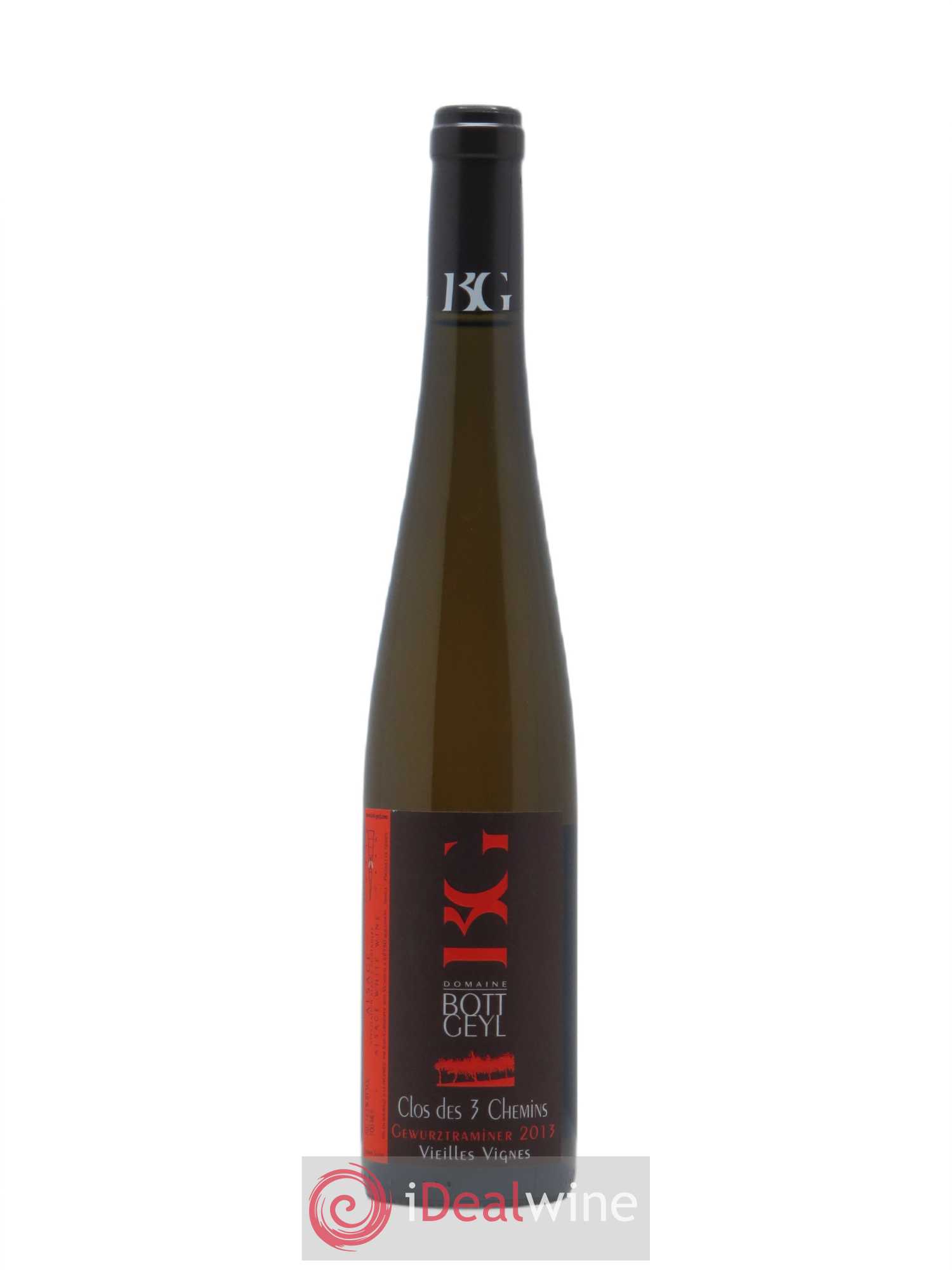Alsace Gewurztraminer Clos des 3 chemins Vieilles Vignes Bott-Geyl (Domaine) (50cl) 2013 - Lot de 1 bouteille - 0