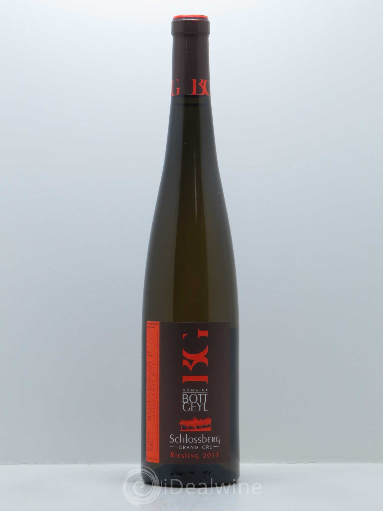 Alsace Riesling Grand Cru Schlossberg Bott-Geyl (Domaine) 2013 - Lot de 1 bouteille - 0