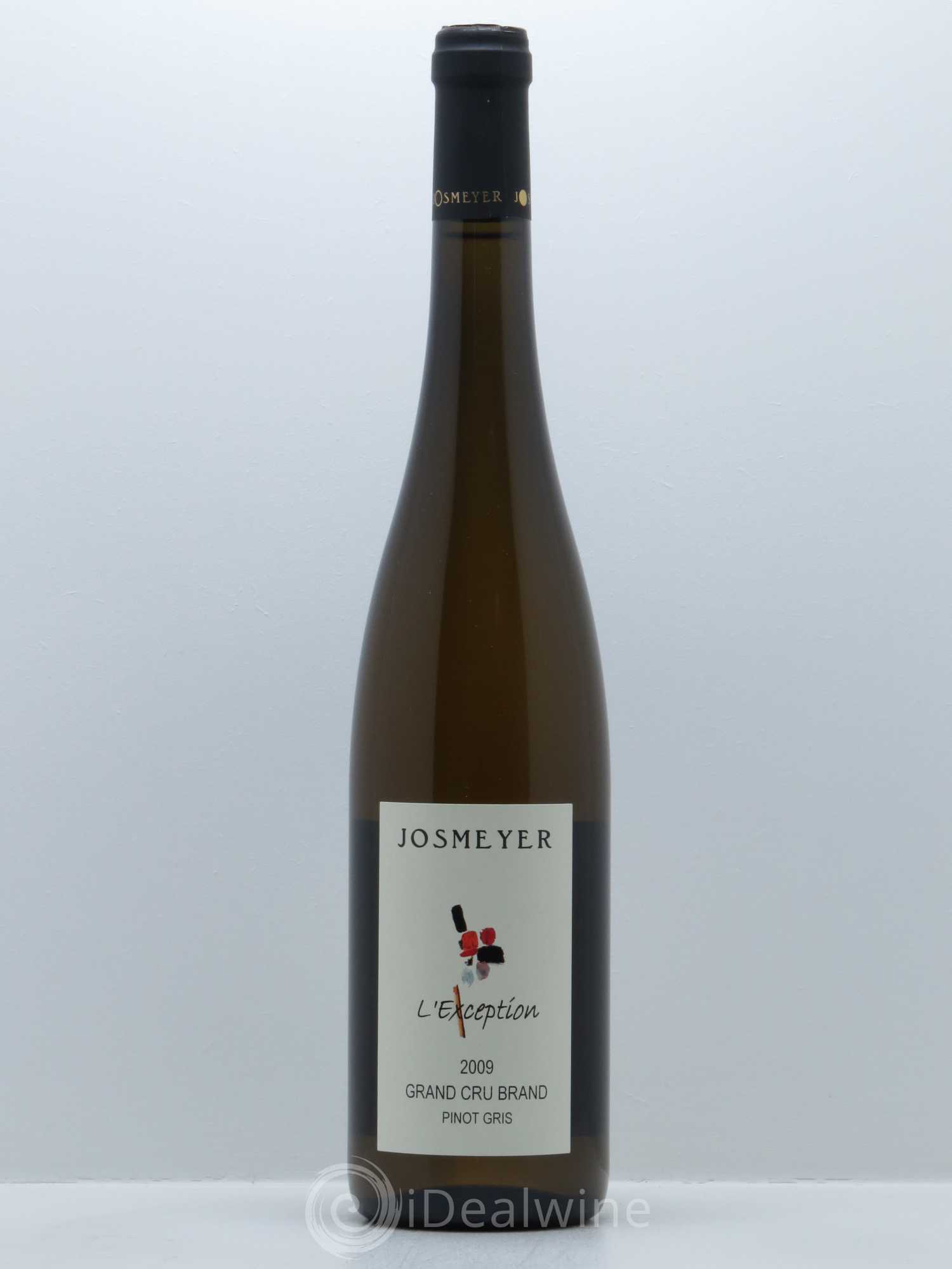 Alsace Pinot Gris Grand Cru Brand L'Exception Josmeyer (Domaine) 2009 - Lot de 1 bouteille - 0