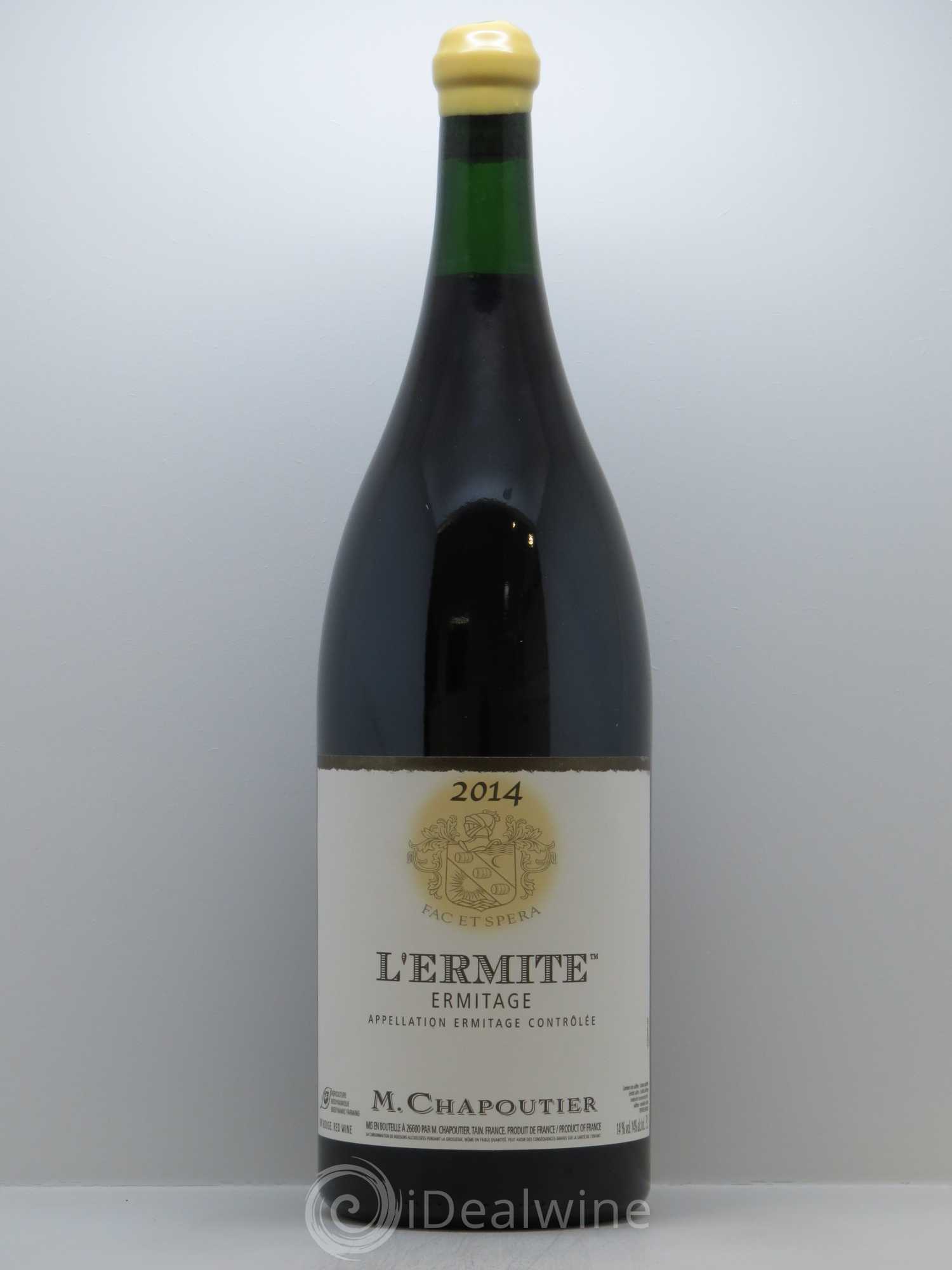 Hermitage Ermitage l'Ermite Chapoutier 2014 - Lot de 1 double magnum - 0