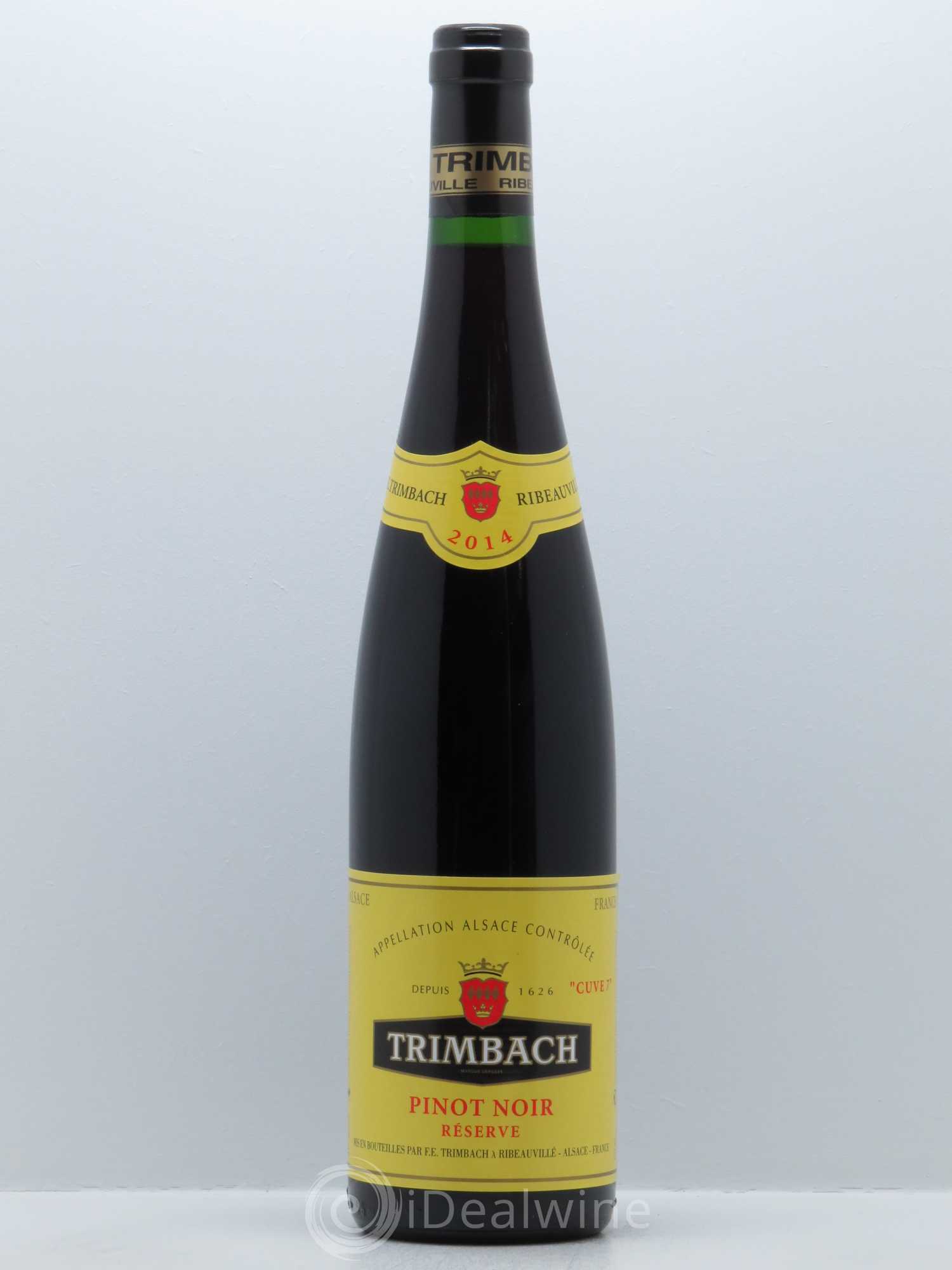 Alsace Pinot Noir Réserve Cuve 7 Trimbach (Domaine) 2014 - Lot de 1 bouteille - 0