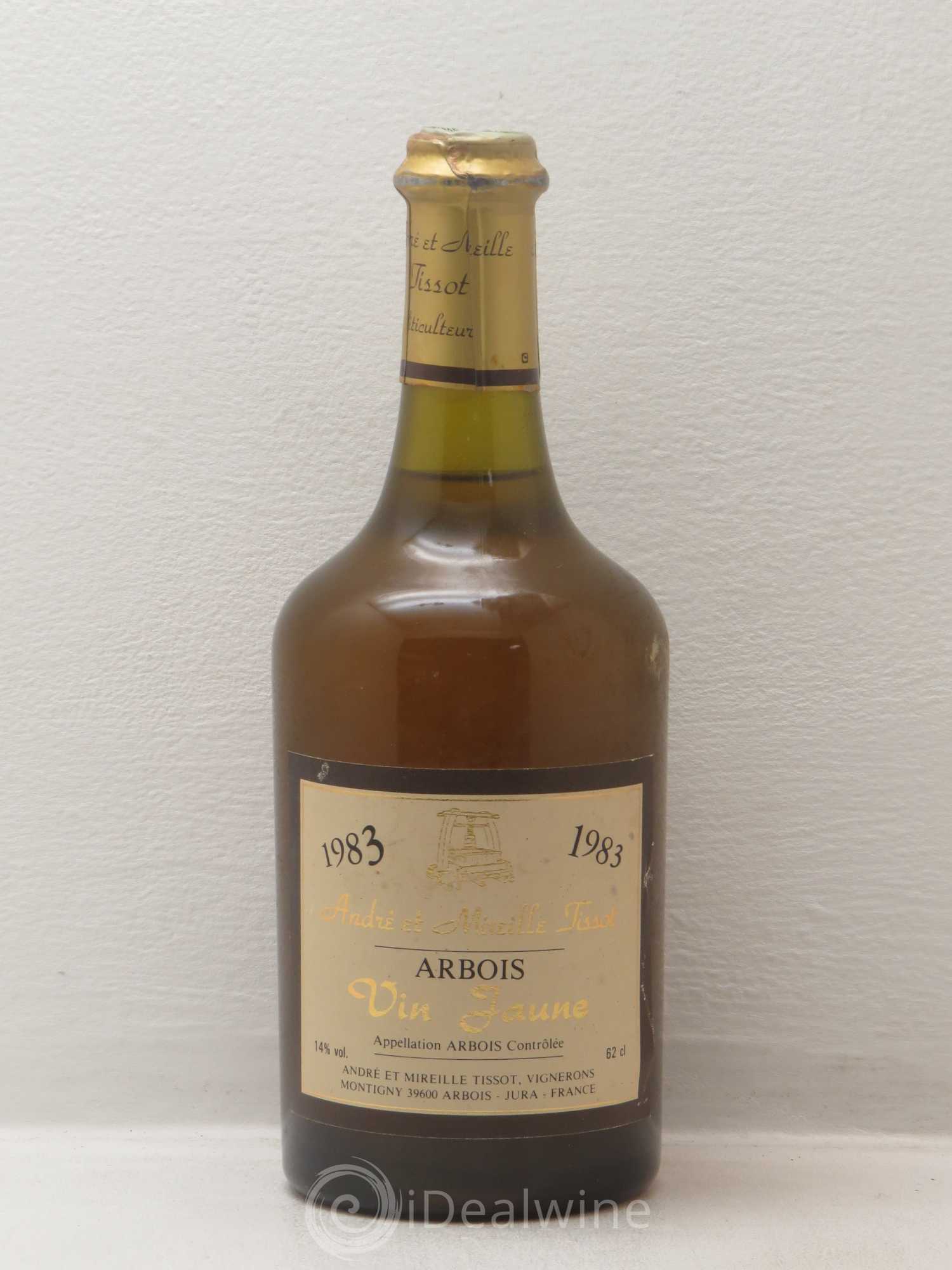Arbois Vin Jaune André Et Mireille Tissot 1983 - Posten von 1 Flasche - 0
