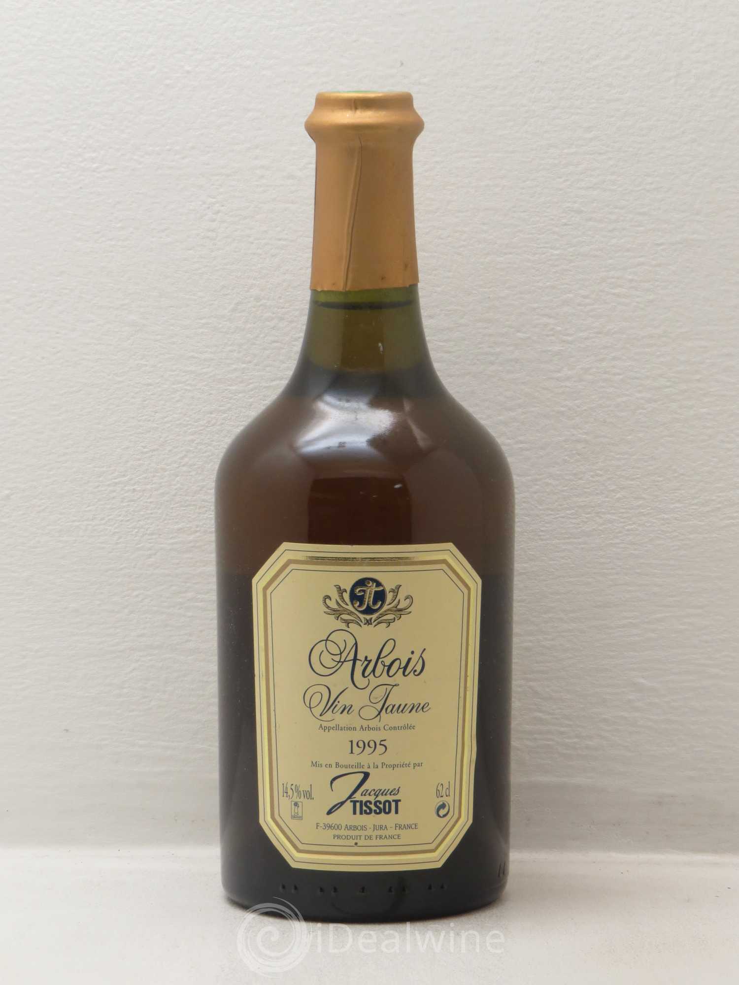 Arbois Vin Jaune Jacques Tissot 1995 - Lot de 1 bouteille - 0