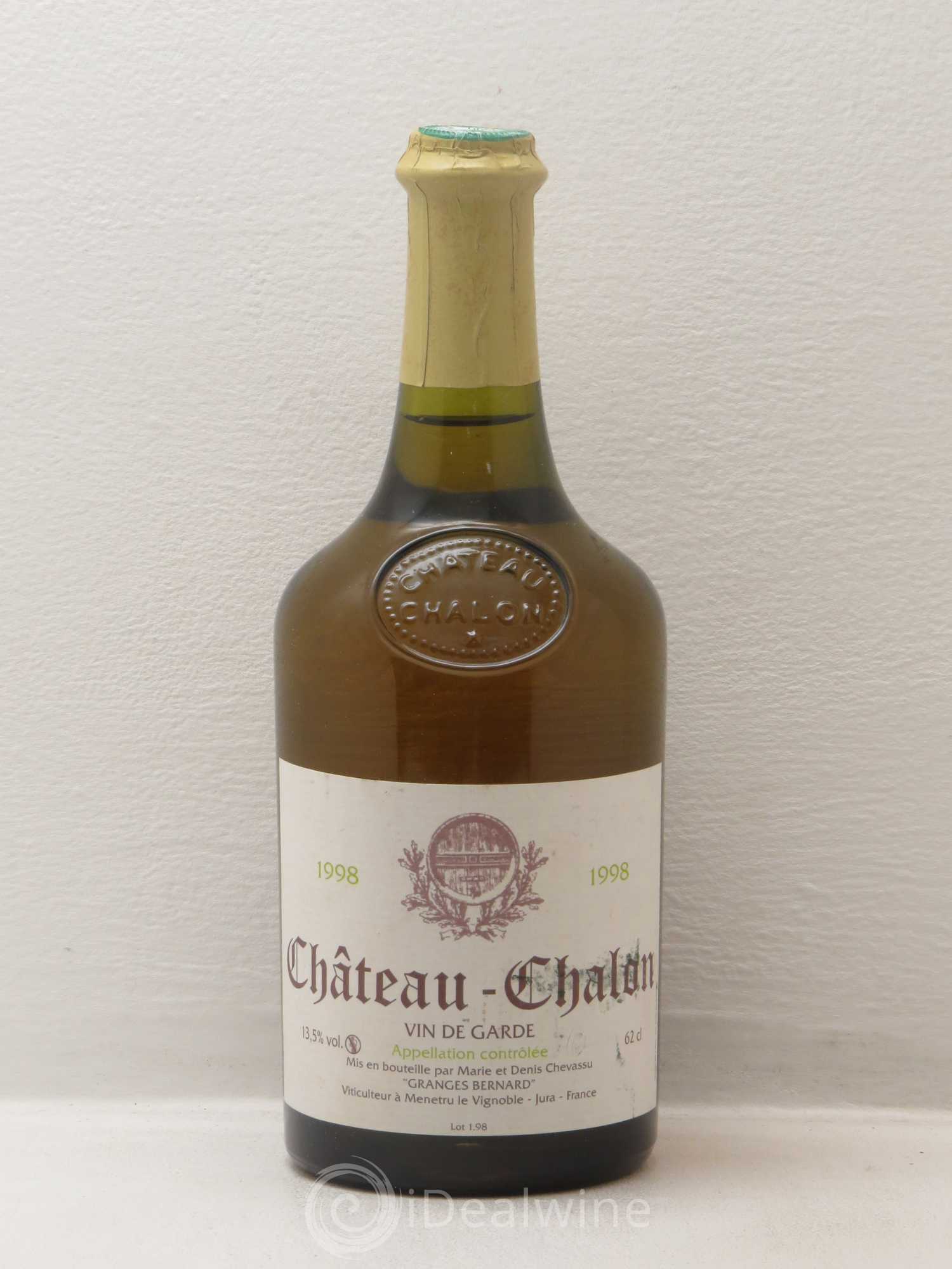 Château-Chalon Marie Et Denis Chevassu - Granges Bernard 1998 - Posten von 1 Flasche - 0