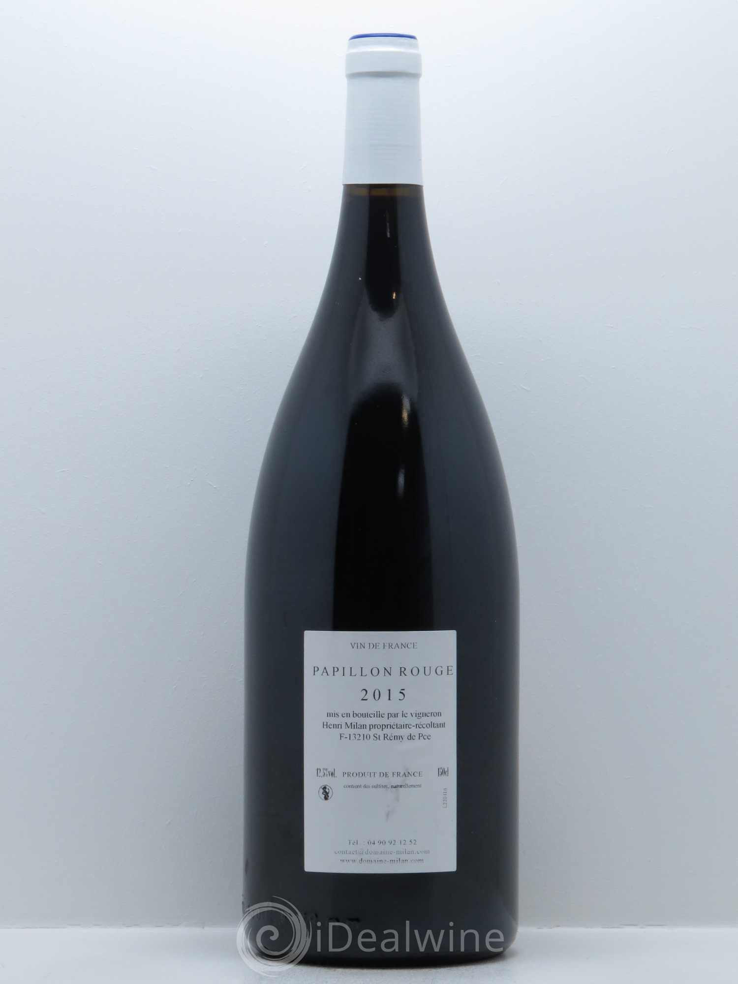 Vin de France Papillon Sans Soufre Henri Milan 2015 - Posten von 1 Magnum - 1