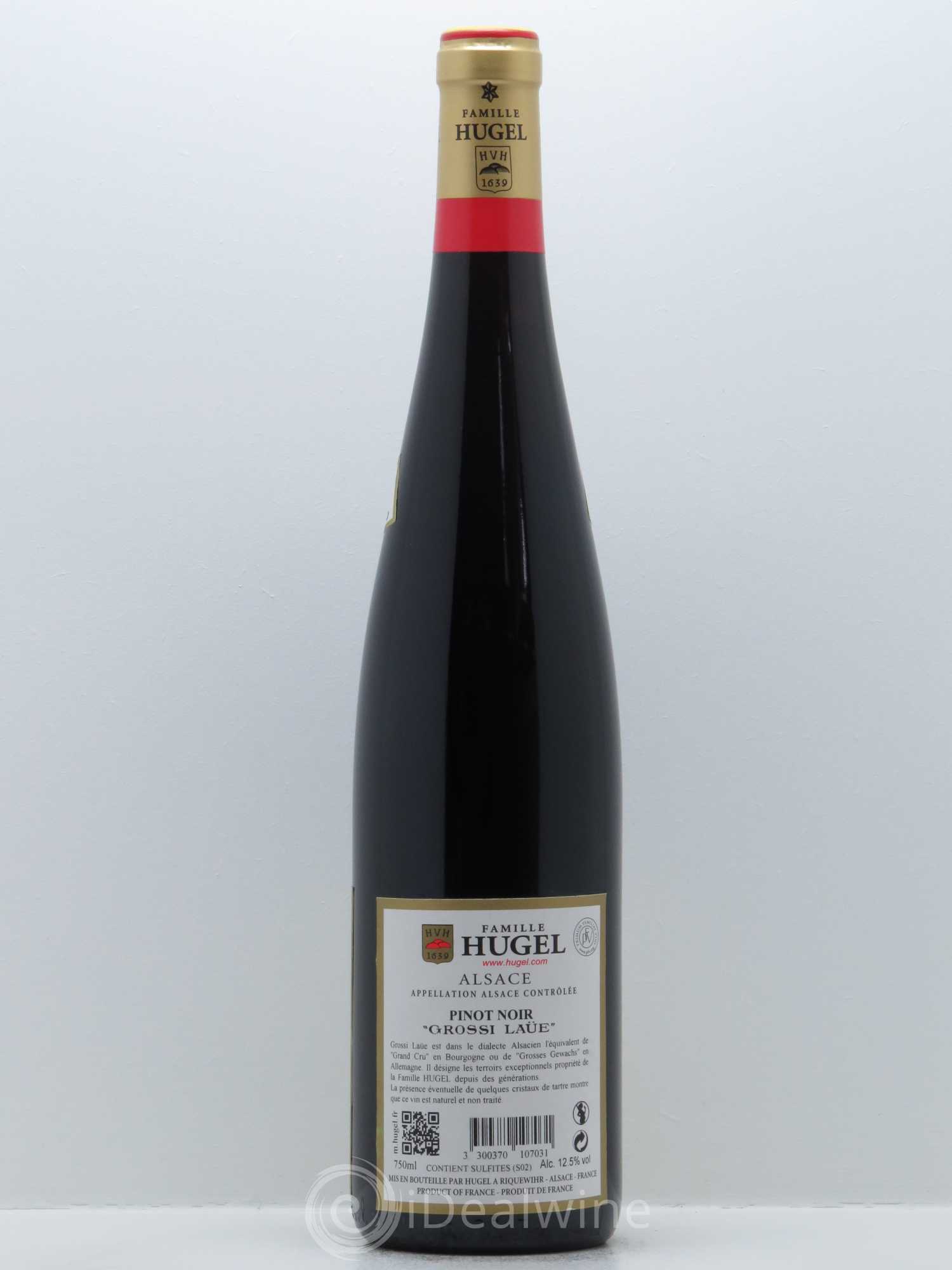 Pinot Noir Grossi Laüe Hugel (Domaine) 2010 - Lot de 1 bouteille - 1