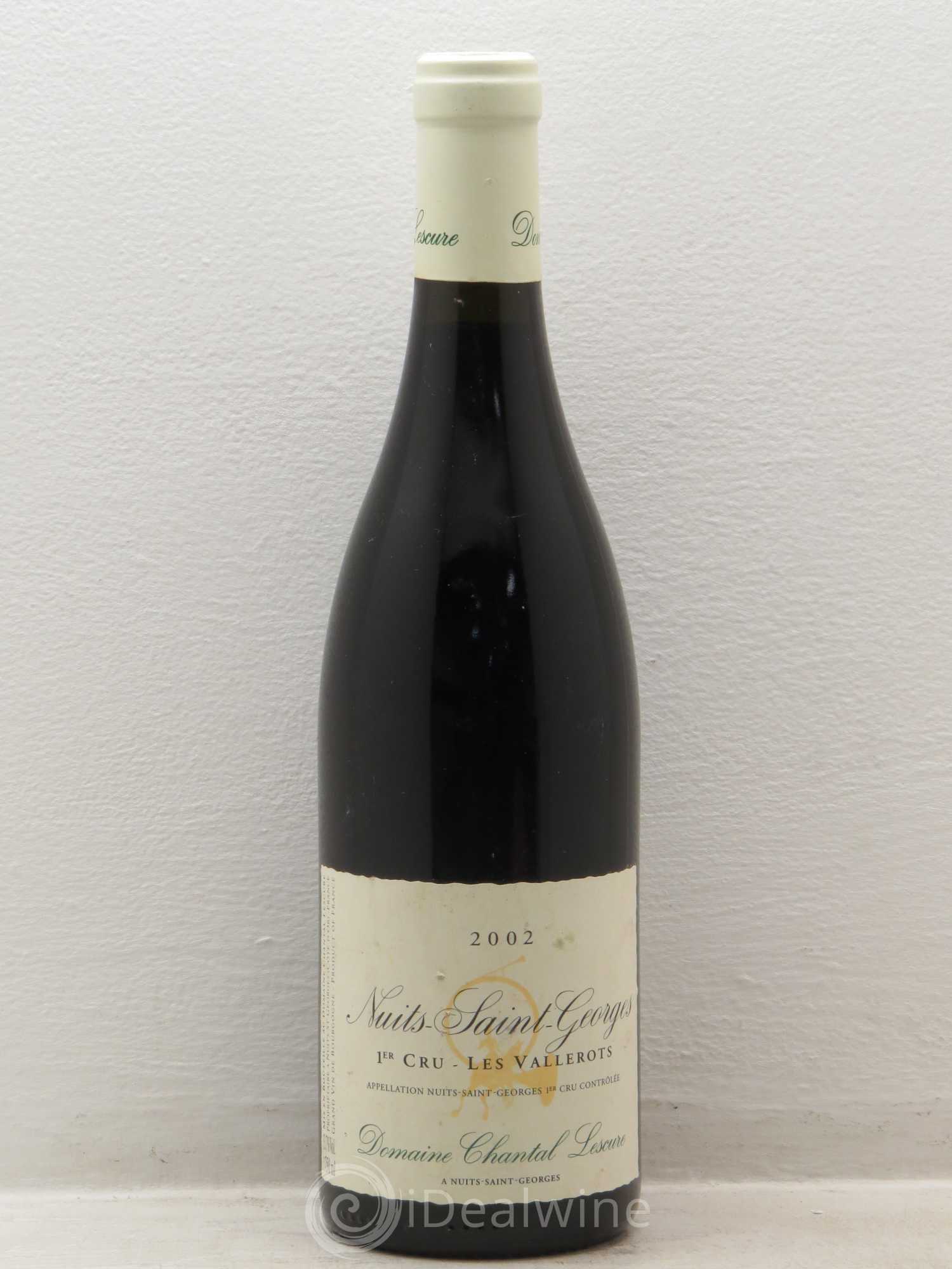 Nuits-Saint-Georges 1er Cru Domaine Lescure 2002 - Posten von 1 Flasche - 0