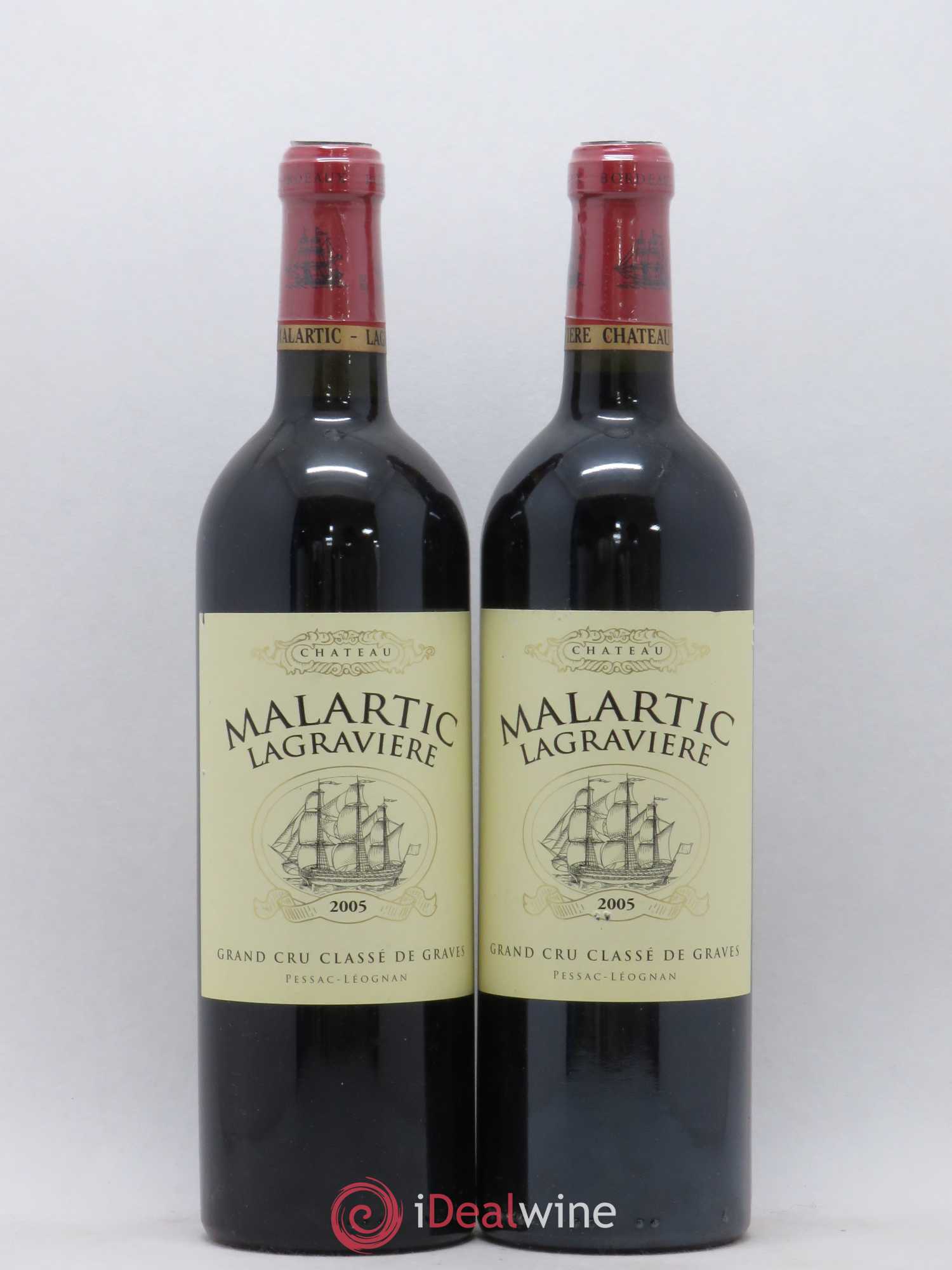 Château Malartic-Lagravière Cru Classé de Graves 2005 - Lot de 2 bouteilles - 0