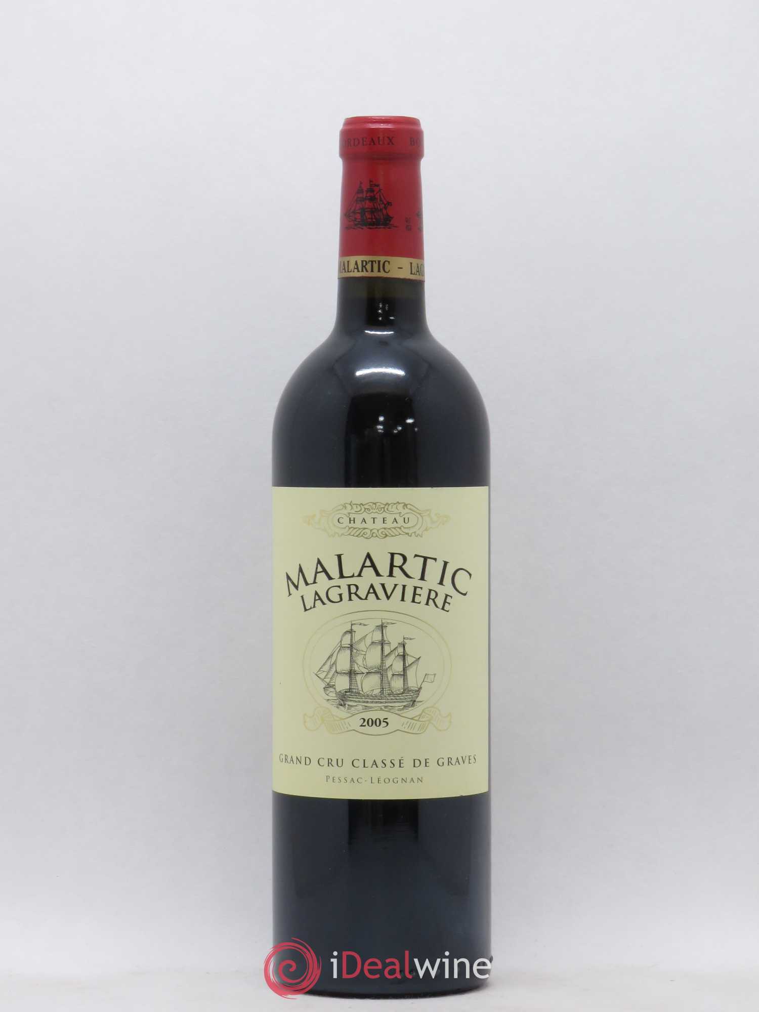 Château Malartic-Lagravière Cru Classé de Graves 2005 - Lot de 1 bouteille - 0