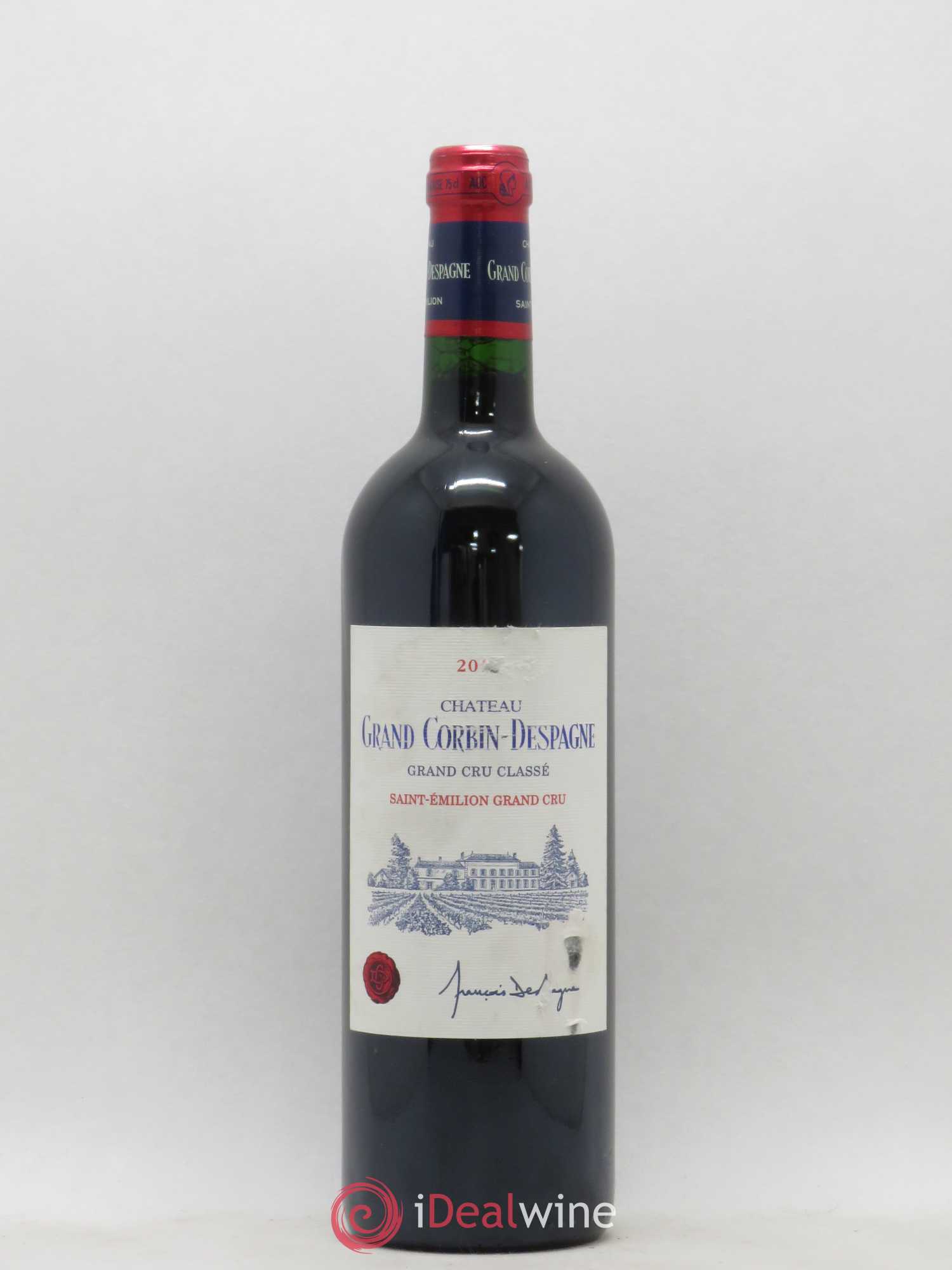 Château Grand Corbin Despagne Grand Cru Classé 2010 - Lot de 1 bouteille - 0