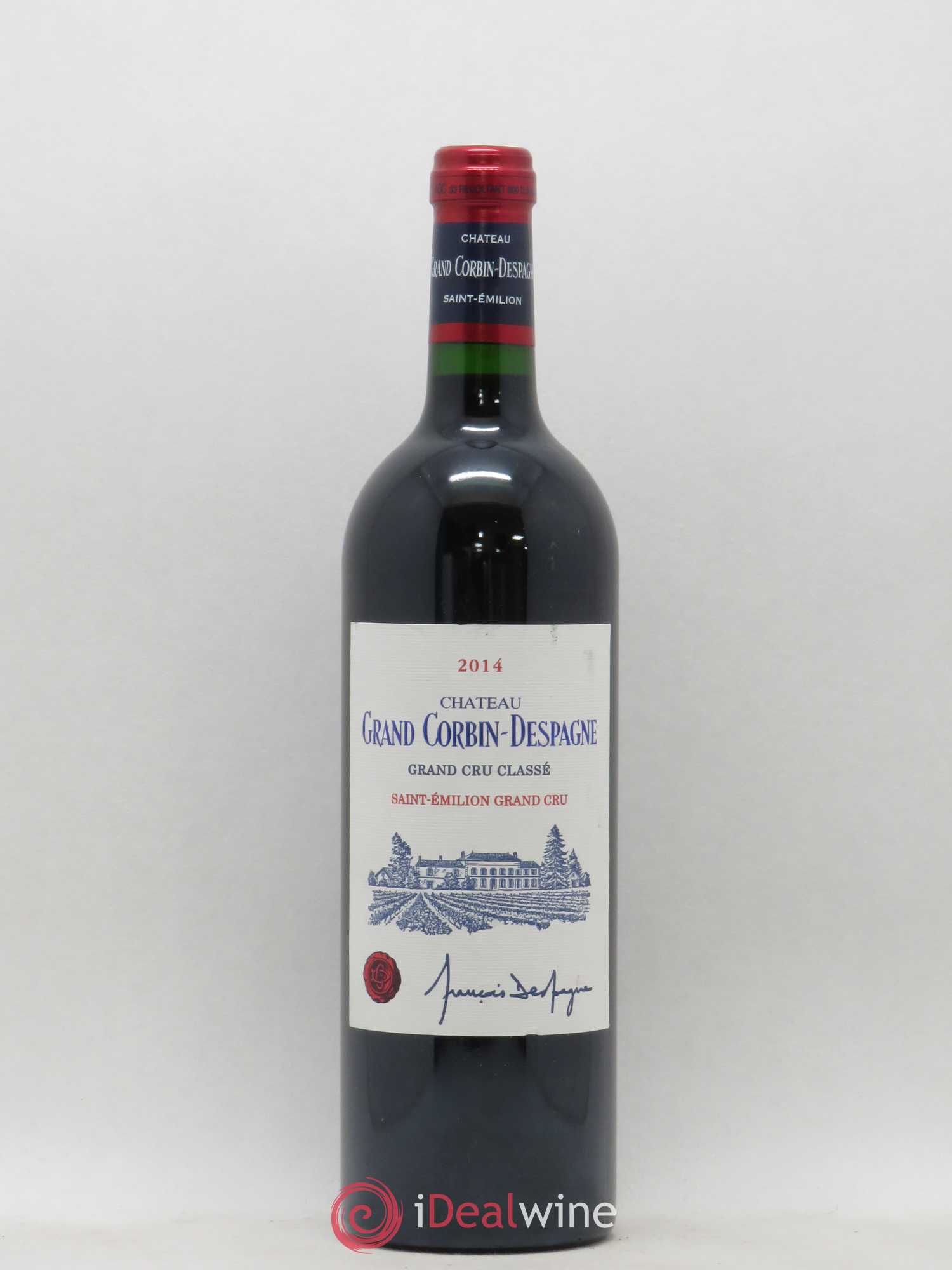 Château Grand Corbin Despagne Grand Cru Classé 2014 - Lot de 1 bouteille - 0
