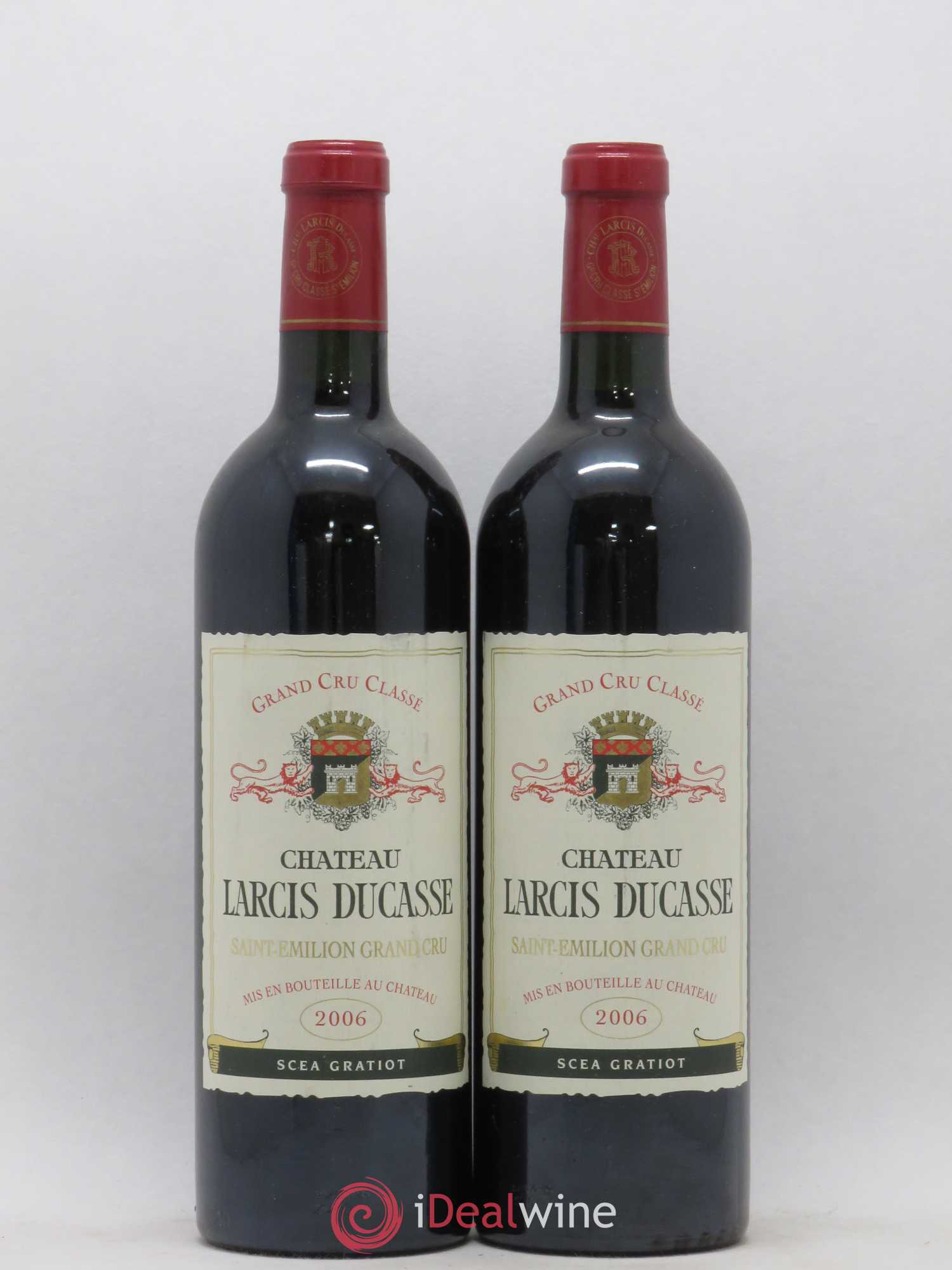 Château Larcis Ducasse 1er Grand Cru Classé B 2006 - Lot de 2 bouteilles - 0