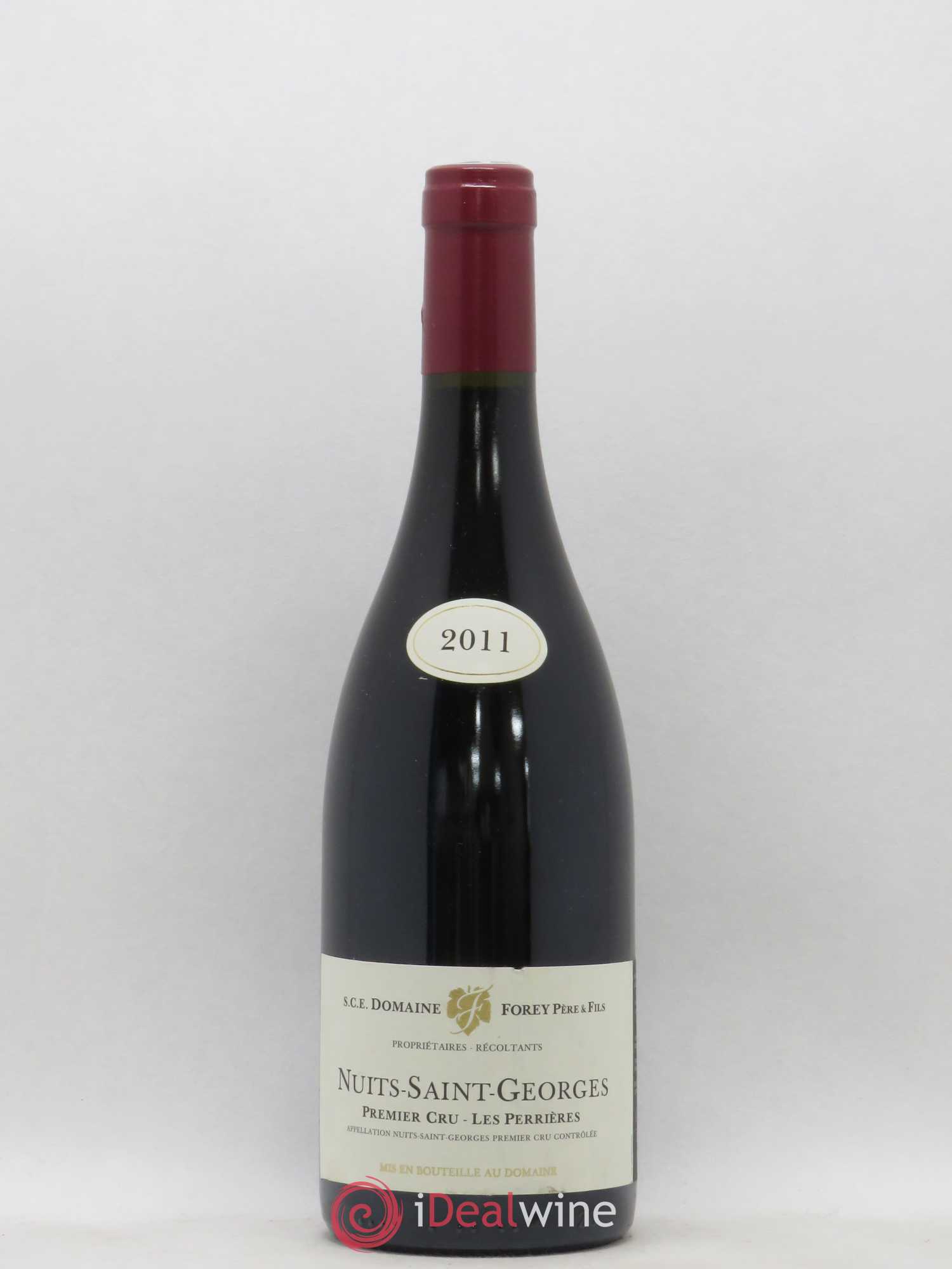 Nuits-Saint-Georges 1er Cru Les Perrières Domaine Forey 2011 - Posten von 1 Flasche - 0