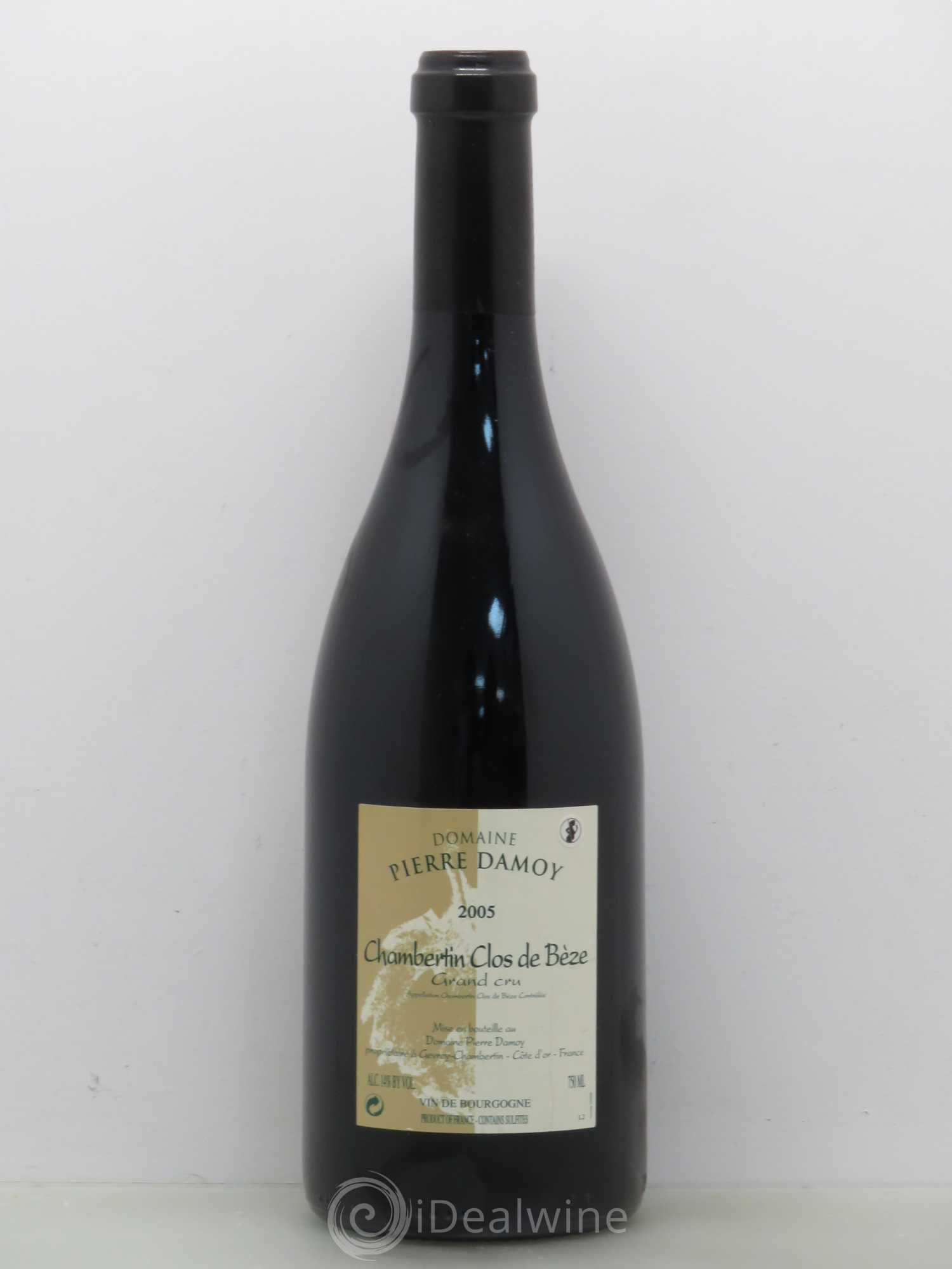 Chambertin Clos de Bèze Grand Cru Pierre Damoy 2005 - Lot de 1 bouteille - 0