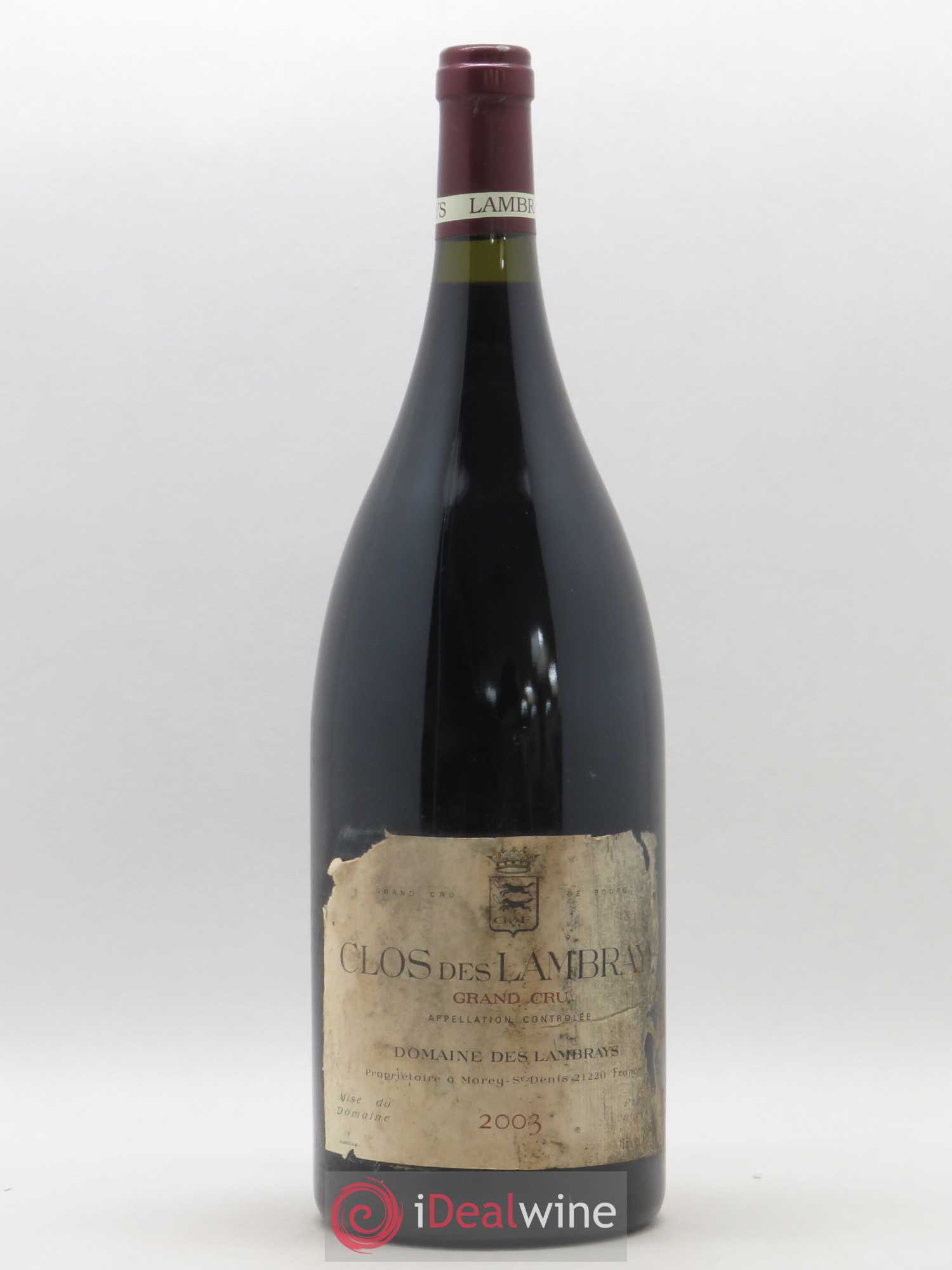 Clos des Lambrays Grand Cru Domaine des Lambrays 2003 - Lot de 1 magnum - 0