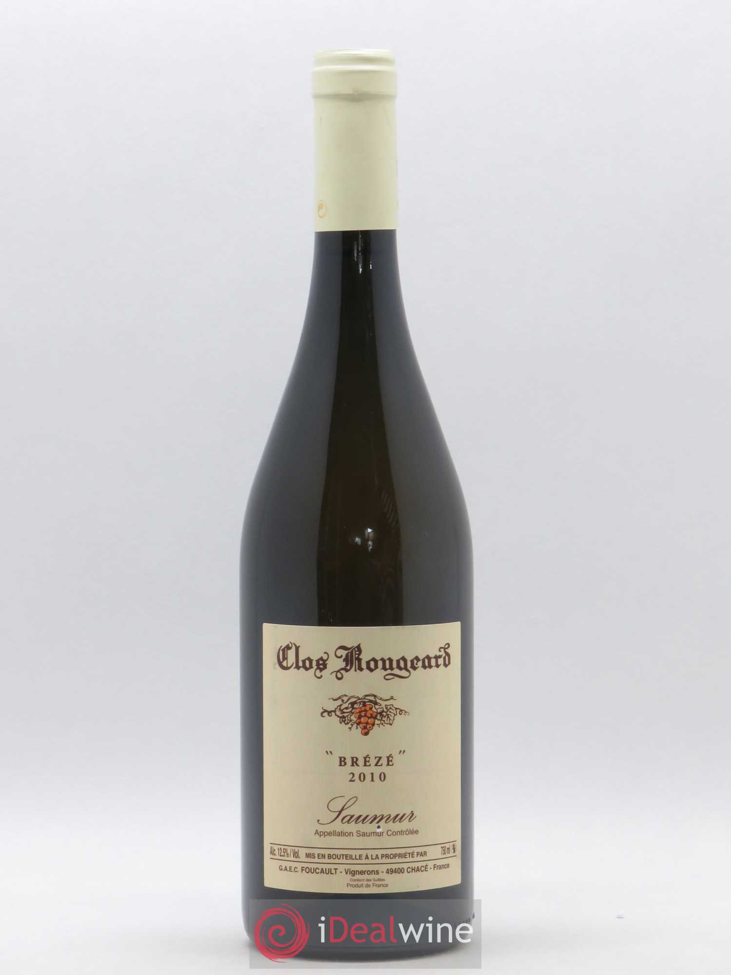 Saumur Brézé Clos Rougeard 2010 - Posten von 1 Flasche - 0