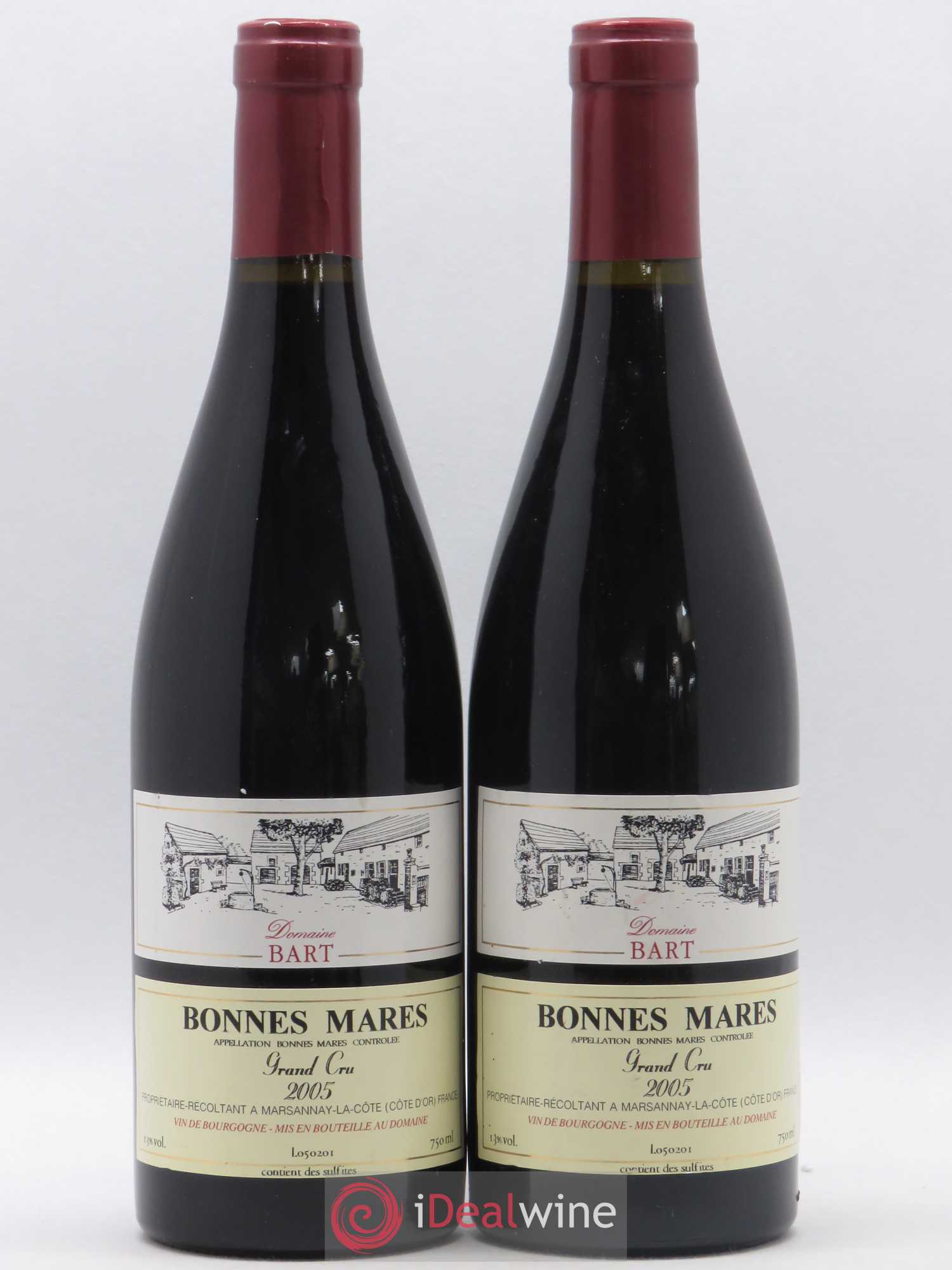 Bonnes-Mares Grand Cru Bart (Domaine) 2005 - Lot de 2 bouteilles - 0