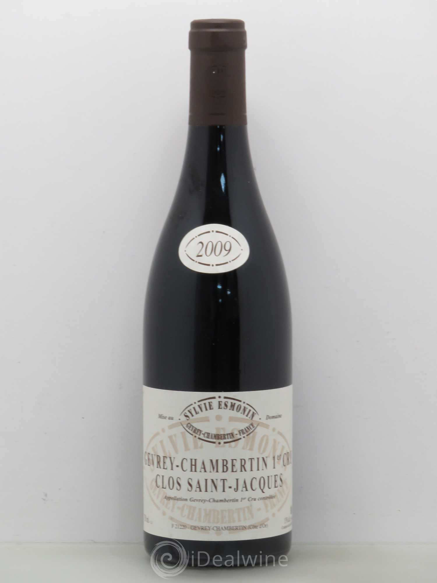 Gevrey-Chambertin 1er Cru Clos Saint Jacques Sylvie Esmonin 2009 - Lot de 1 bouteille - 0