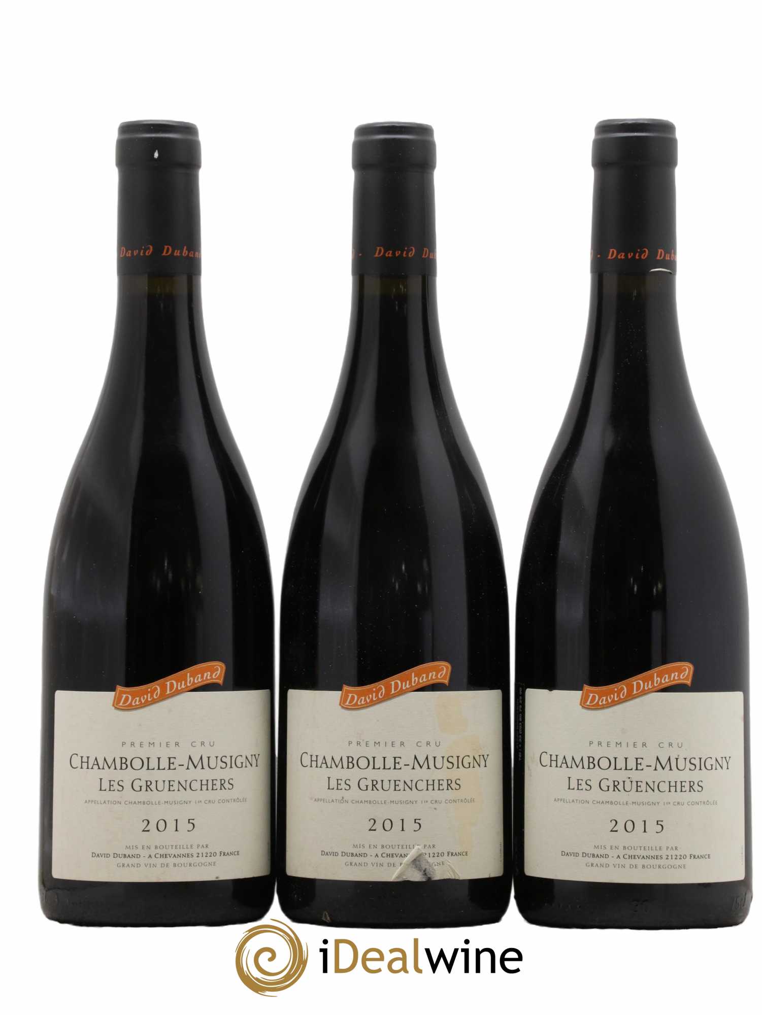 Chambolle-Musigny 1er Cru Les Gruenchers David Duband (Domaine) 2015 - Lot de 3 bouteilles - 0