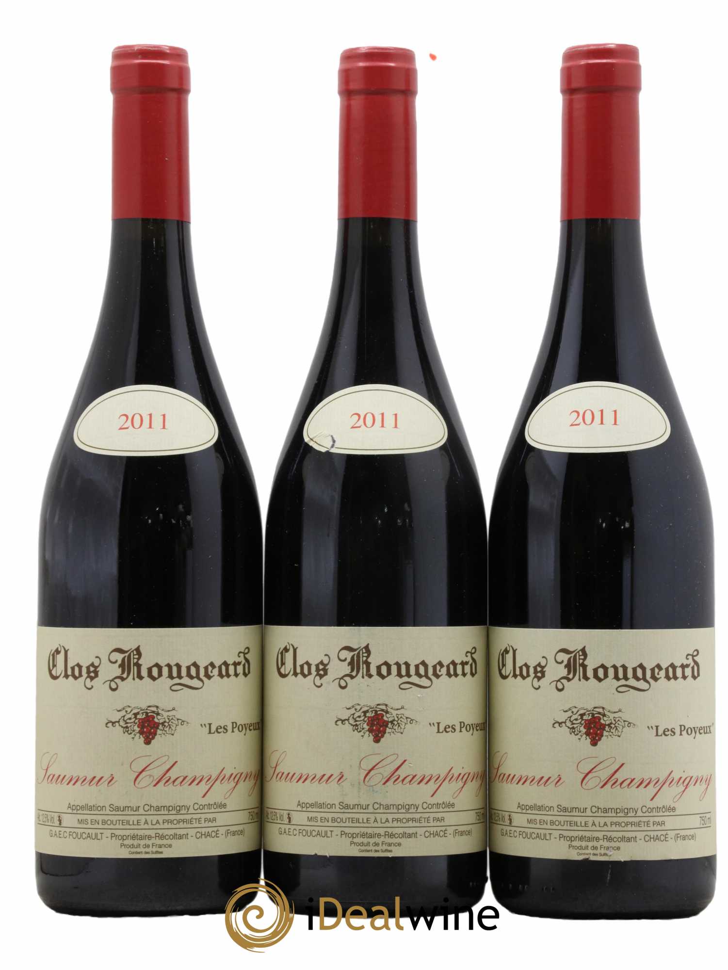 Saumur-Champigny Les Poyeux Clos Rougeard 2011 - Lot de 3 bouteilles - 0