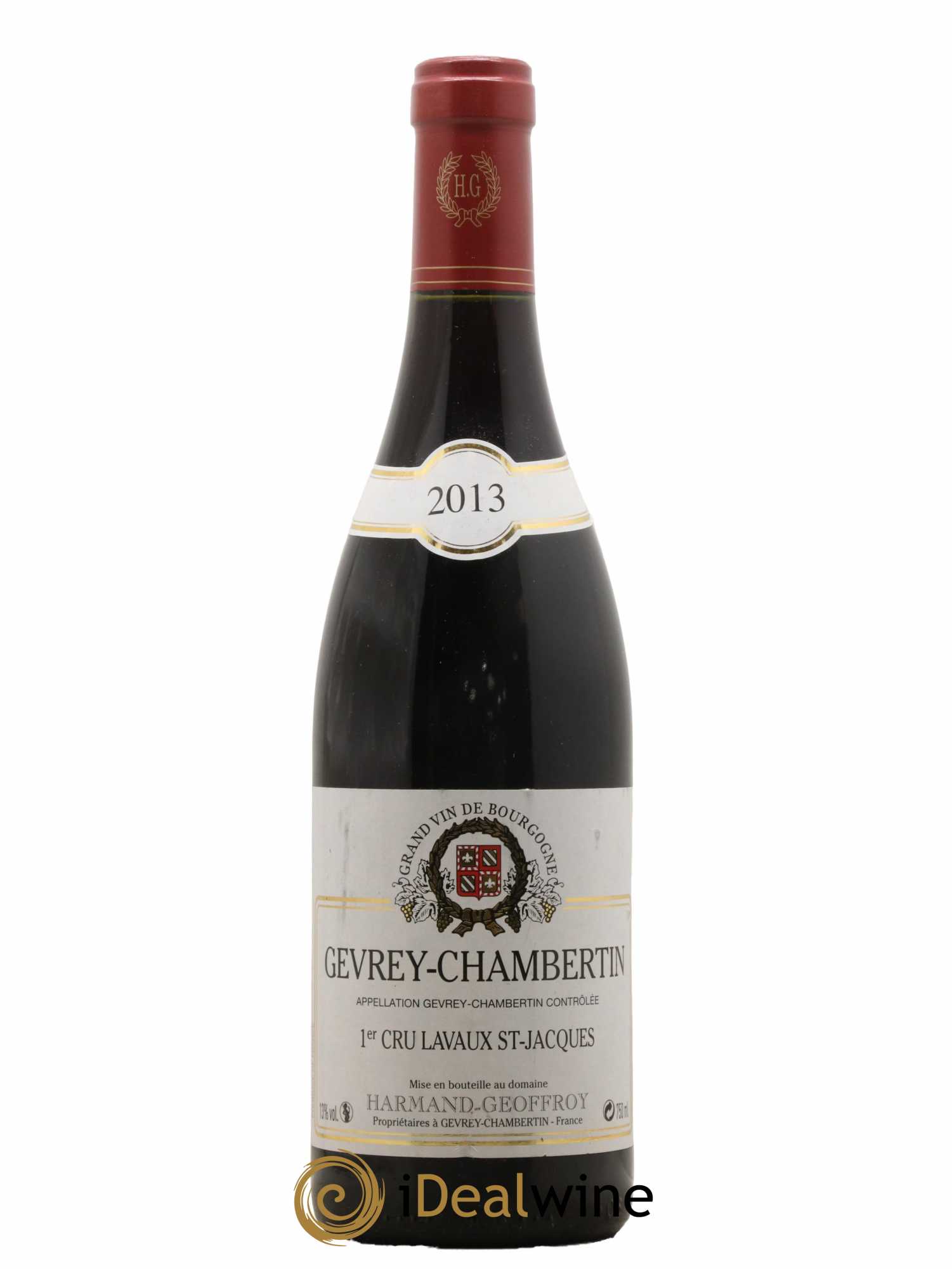 Gevrey-Chambertin 1er Cru Lavaux Saint Jacques Harmand-Geoffroy (Domaine) 2013 - Lot de 1 bouteille - 0