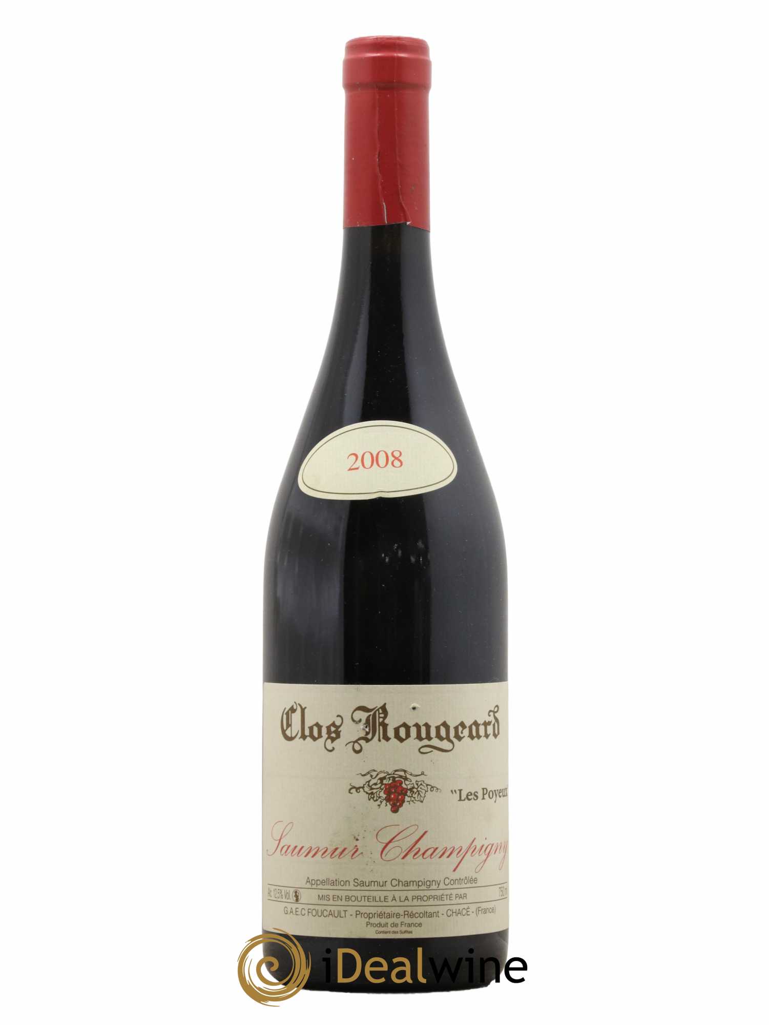 Saumur-Champigny Les Poyeux Clos Rougeard 2008 - Lot de 1 bouteille - 0