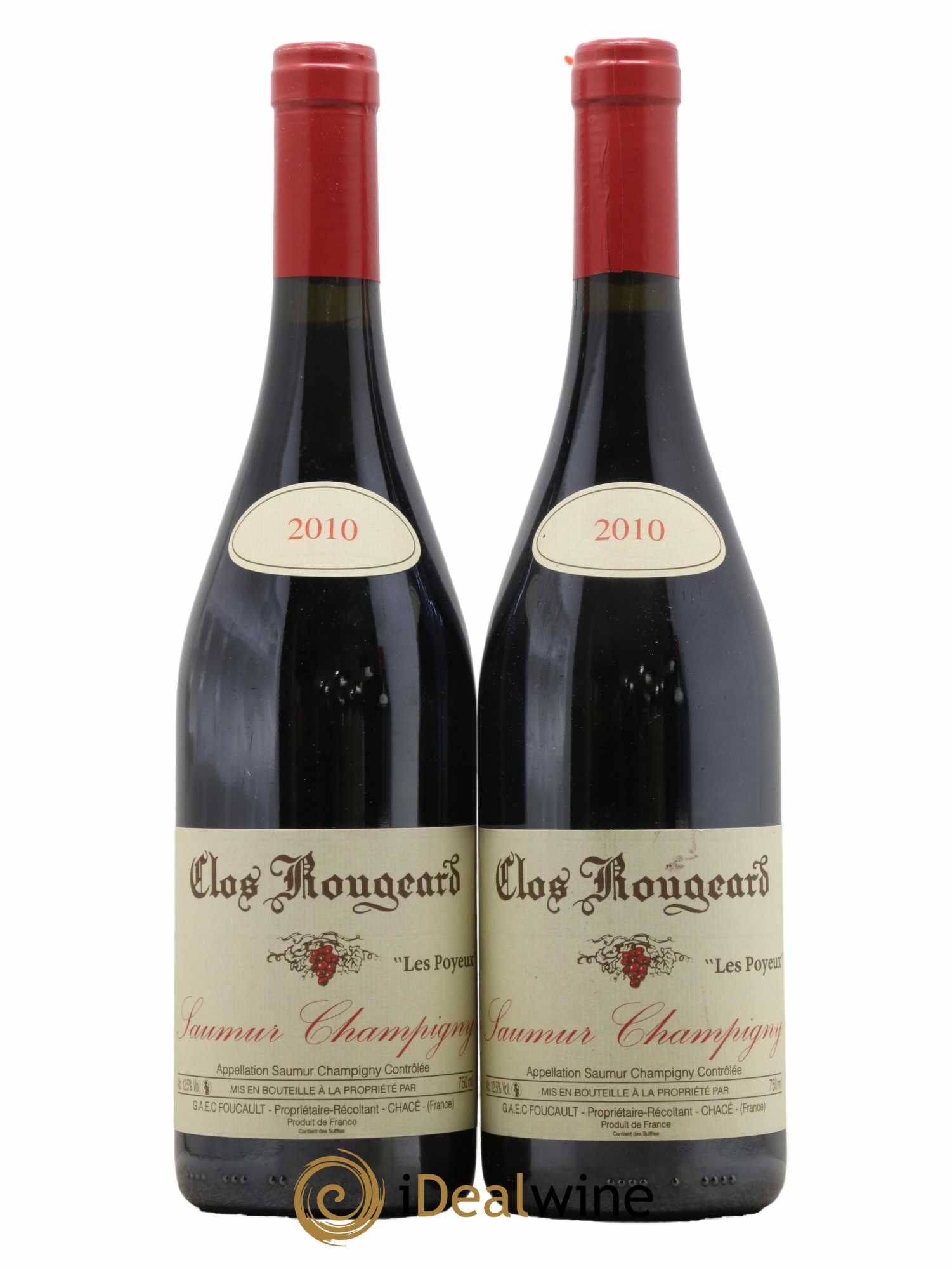 Saumur-Champigny Les Poyeux Clos Rougeard 2010 - Lot de 2 bouteilles - 0