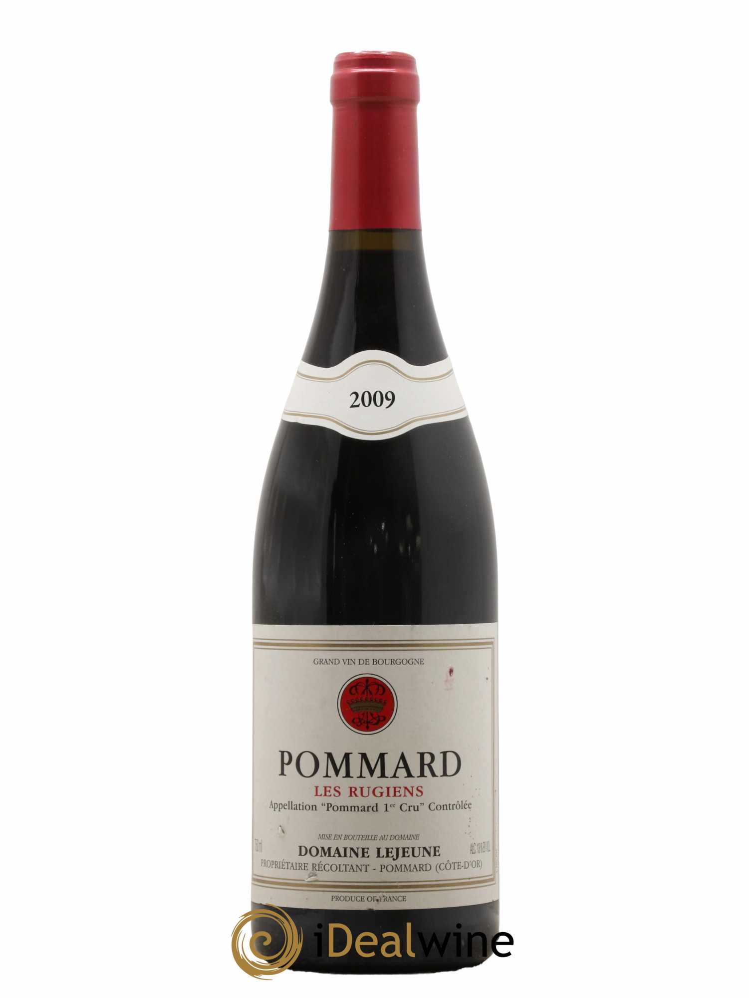 Pommard 1er Cru Les Rugiens Domaine Lejeune 2009 - Lot de 1 bouteille - 0
