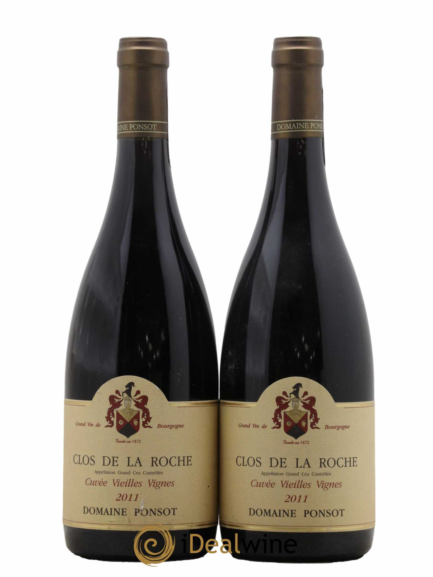 Clos de la Roche Grand Cru Vieilles Vignes Ponsot (Domaine) 2011 - Lot de 2 bouteilles - 0