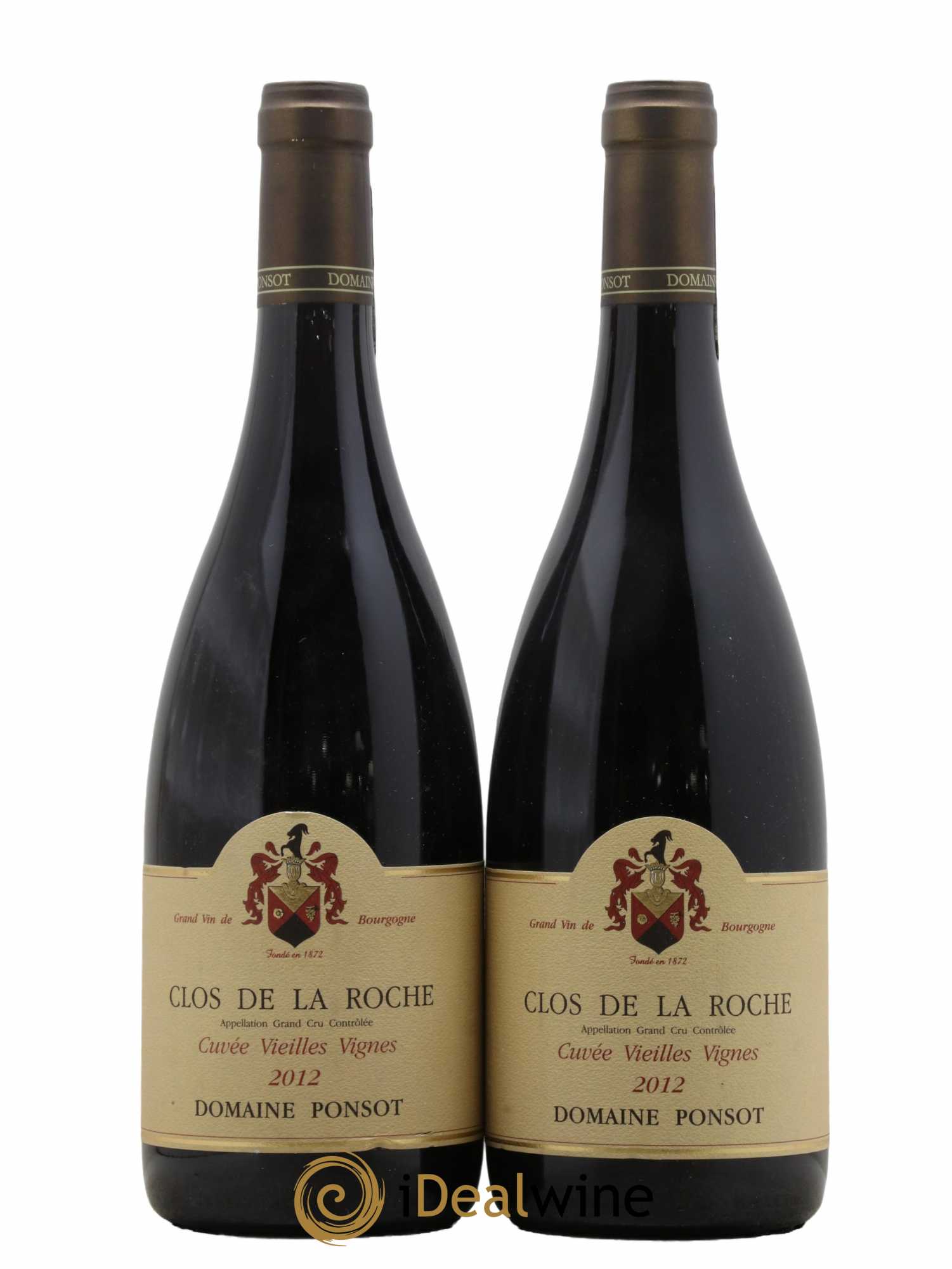 Clos de la Roche Grand Cru Vieilles Vignes Ponsot (Domaine) 2012 - Lot de 2 bouteilles - 0
