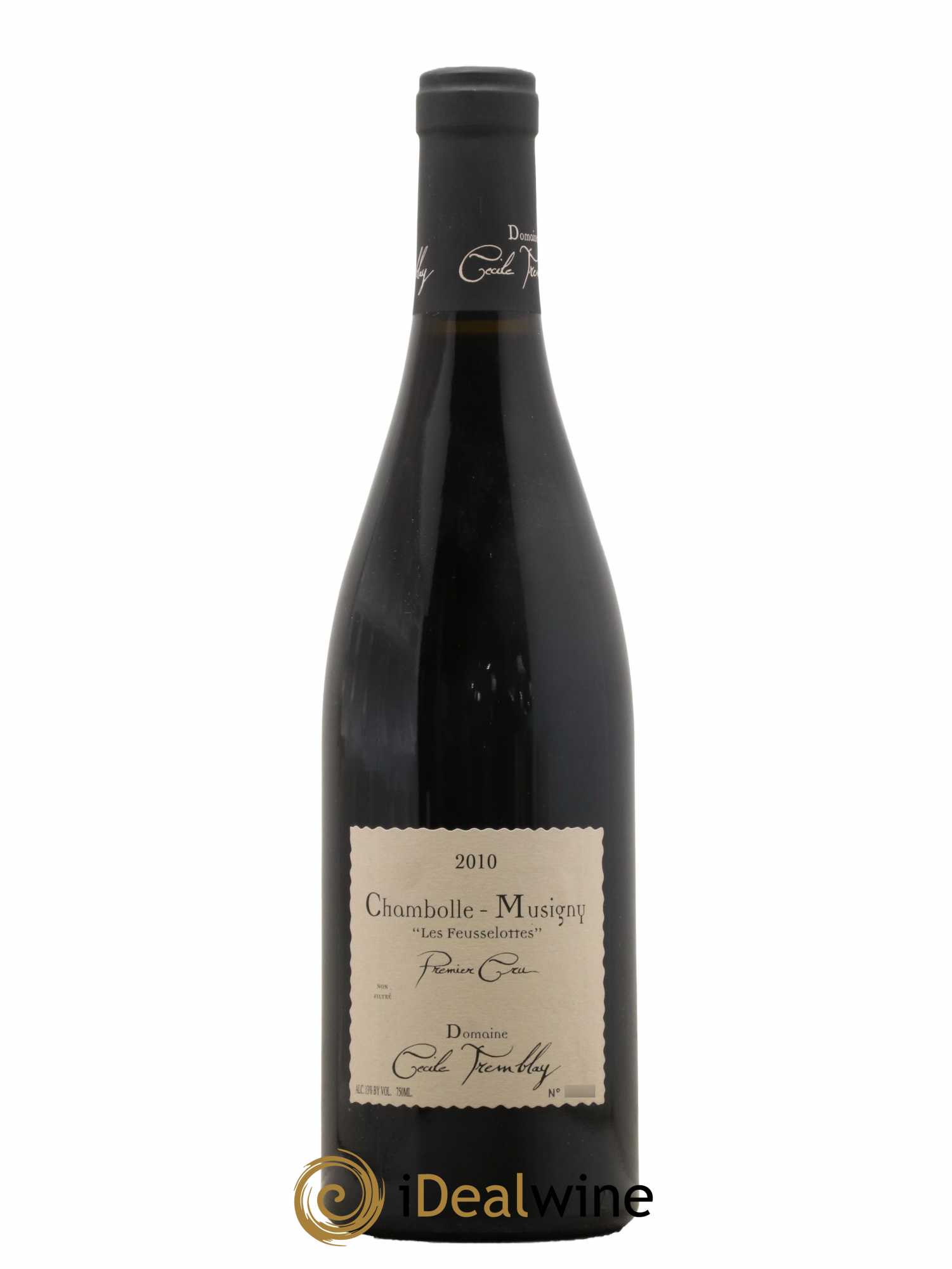 Chambolle-Musigny 1er Cru Les Feusselottes Cécile Tremblay 2010 - Lot de 1 bouteille - 0