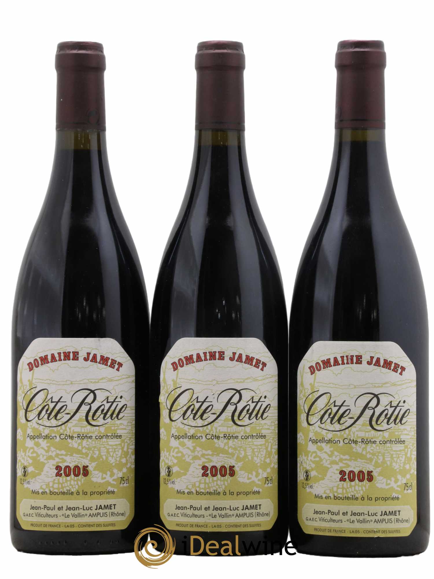Côte-Rôtie Jamet (Domaine) 2005 - Lot de 3 bouteilles - 0