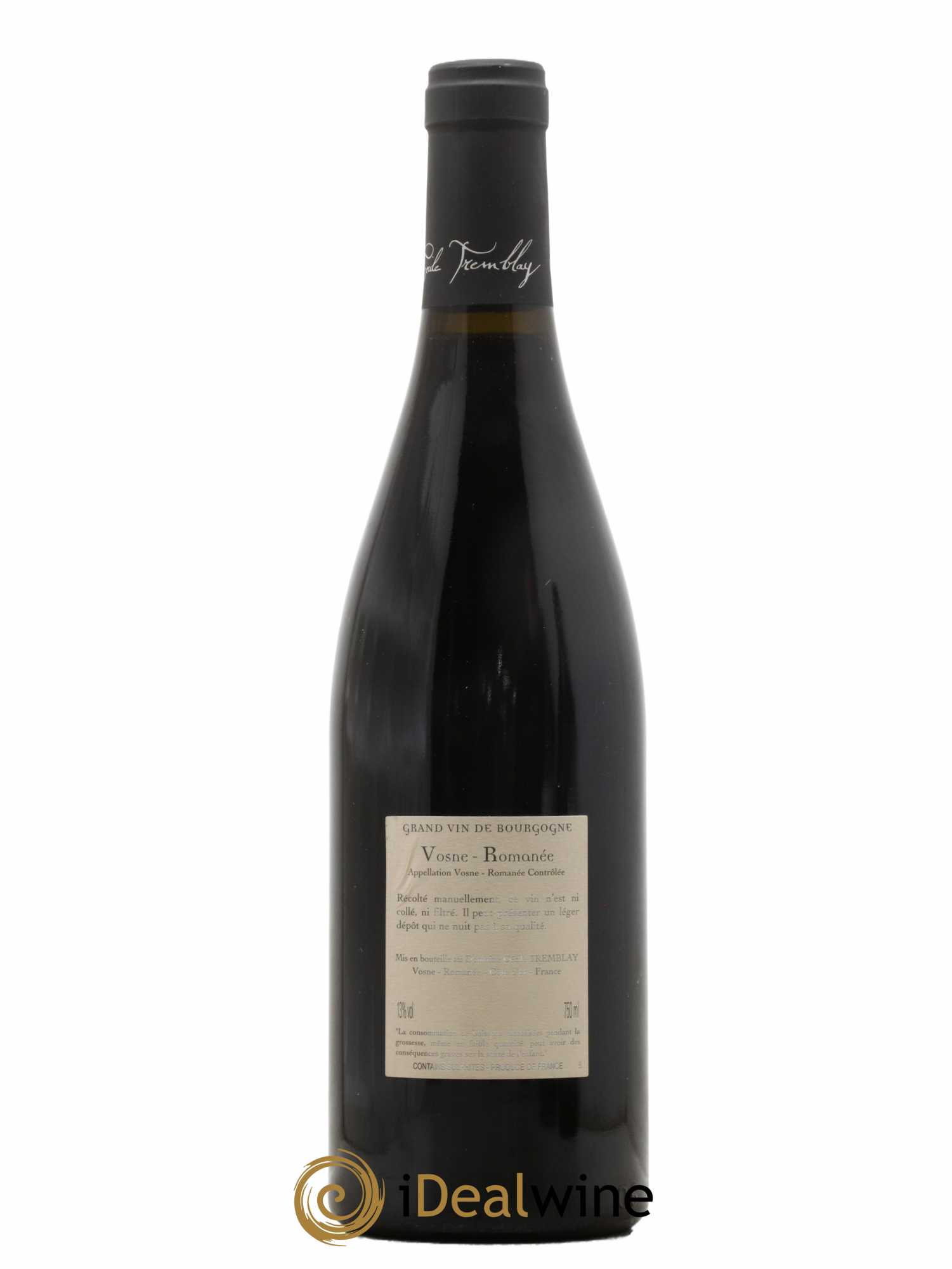 Vosne-Romanée Vieilles Vignes Cécile Tremblay 2013 - Lot de 1 bouteille - 1