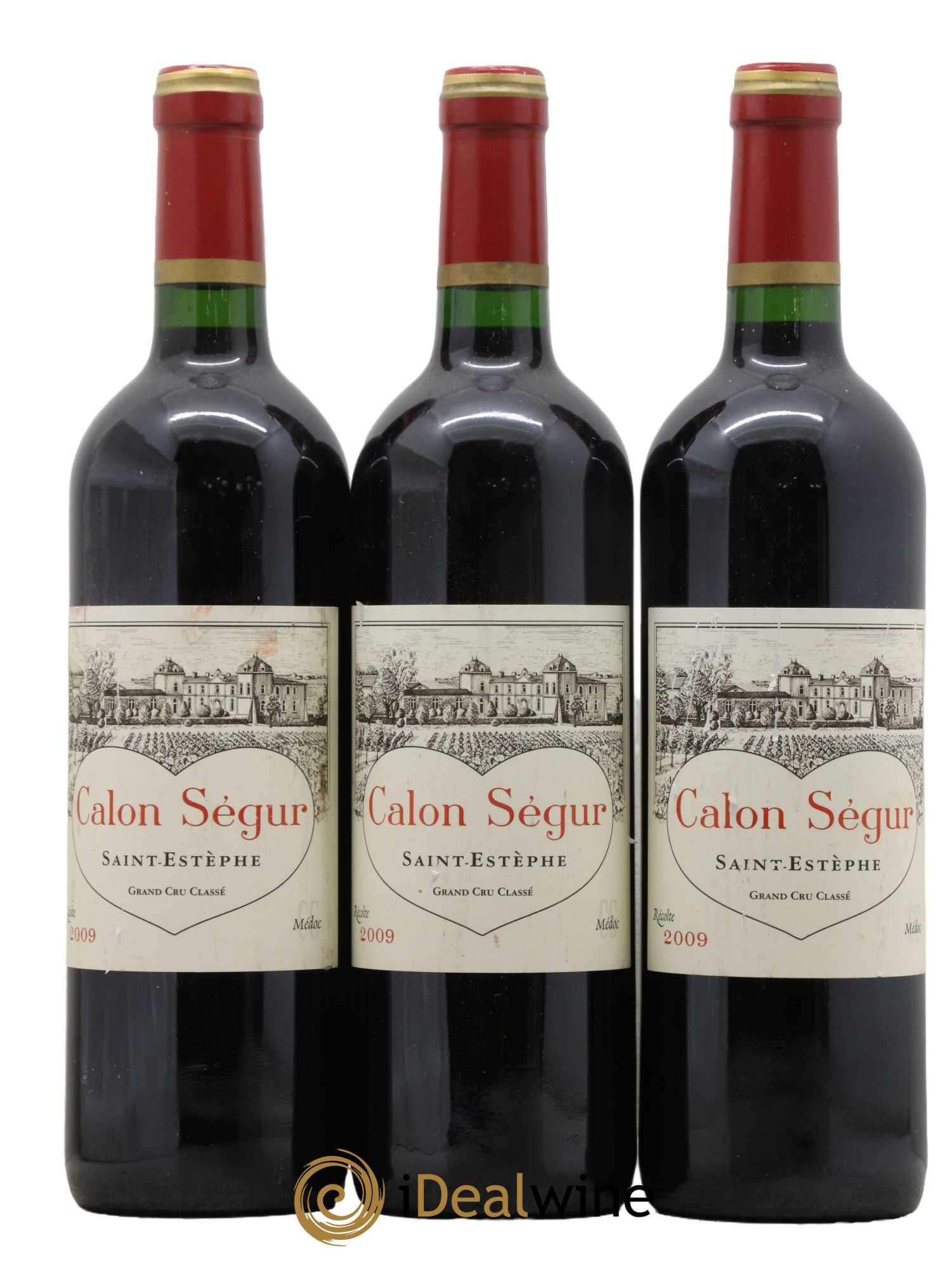 Château Calon Ségur 3ème Grand Cru Classé 2009 - Lot de 3 bouteilles - 0