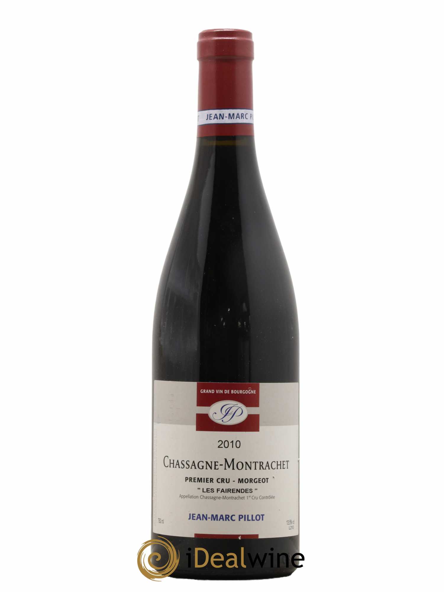Chassagne-Montrachet 1er Cru Morgeot Les Fairendes Jean-Marc Pillot 2010 - Lot de 1 bouteille - 0