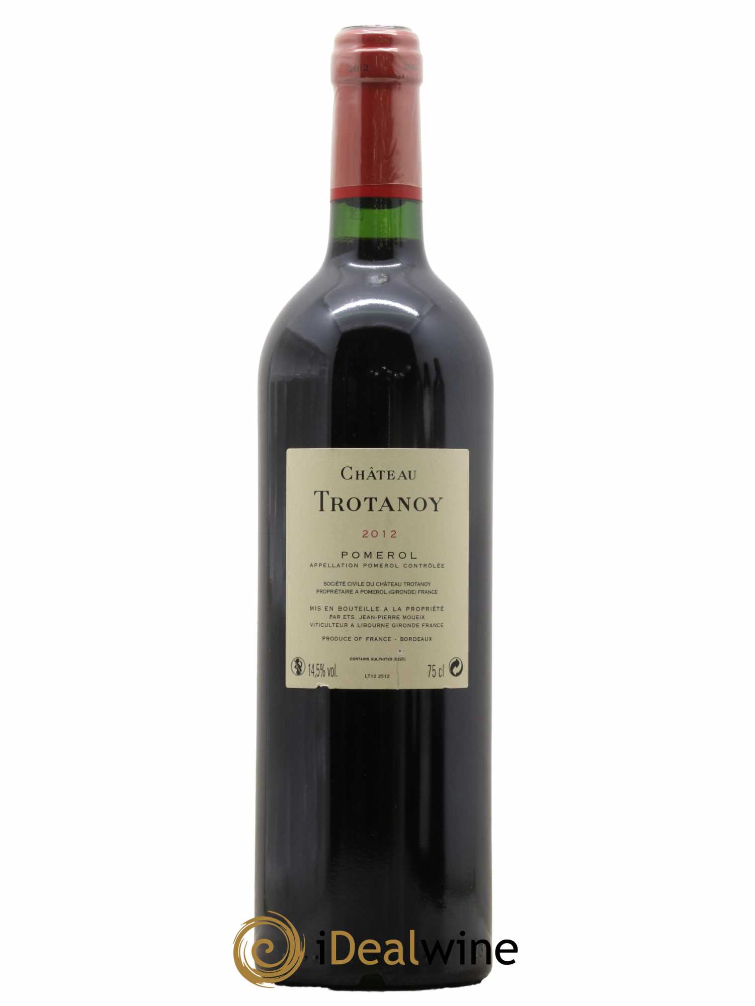 Château Trotanoy 2012 - Lot de 1 bouteille - 1