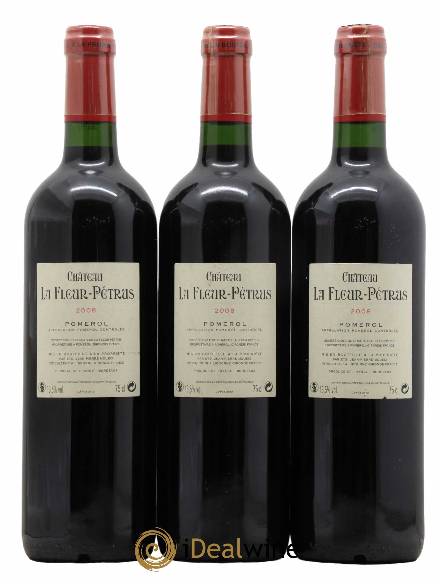 Château la Fleur Petrus 2008 - Lot de 3 bouteilles - 1
