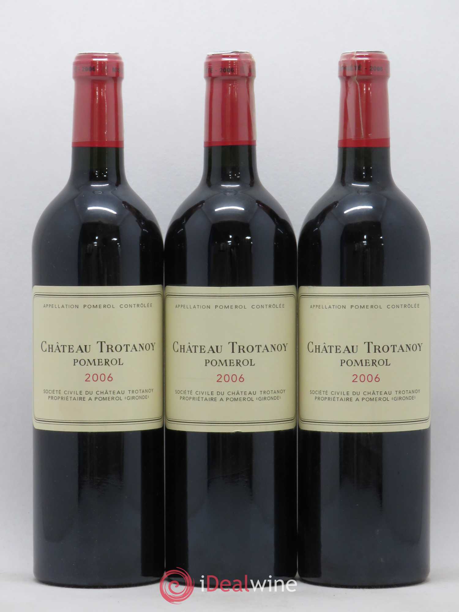 Château Trotanoy 2006 - Lot de 3 bouteilles - 0