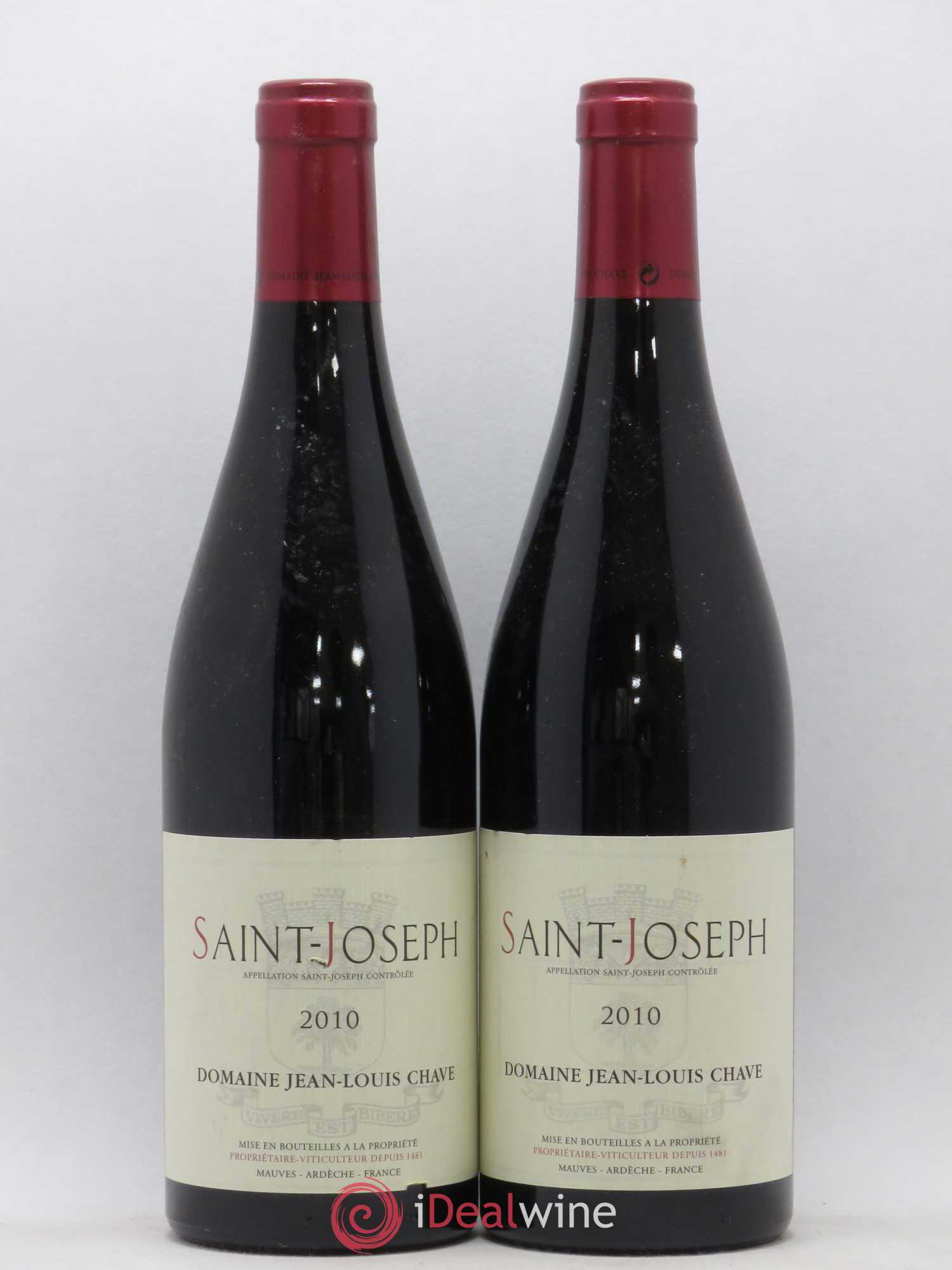 Saint-Joseph Jean-Louis Chave 2010 - Lot de 2 bouteilles - 0