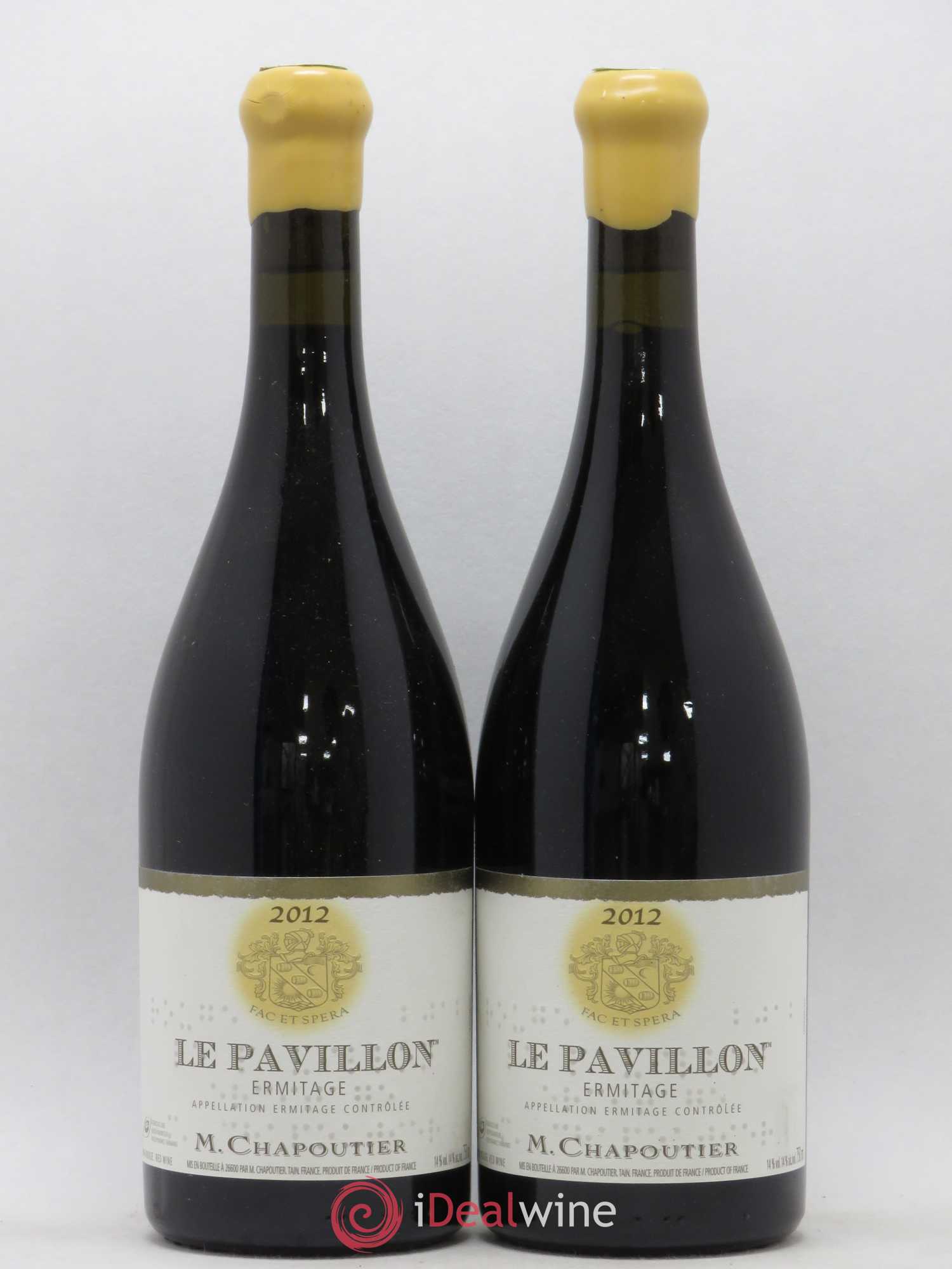 Hermitage Ermitage Le Pavillon Chapoutier 2012 - Lot de 2 bouteilles - 0