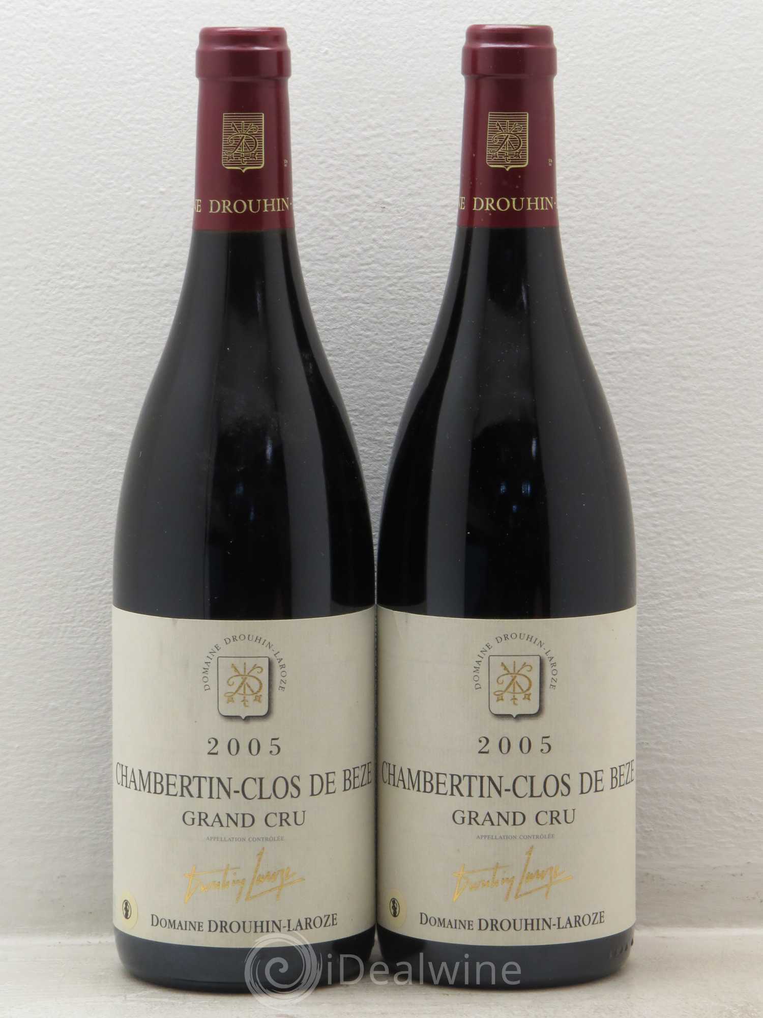 Chambertin Clos de Bèze Grand Cru Domaine Drouhin-Laroze 2005 - Lot de 2 bouteilles - 0