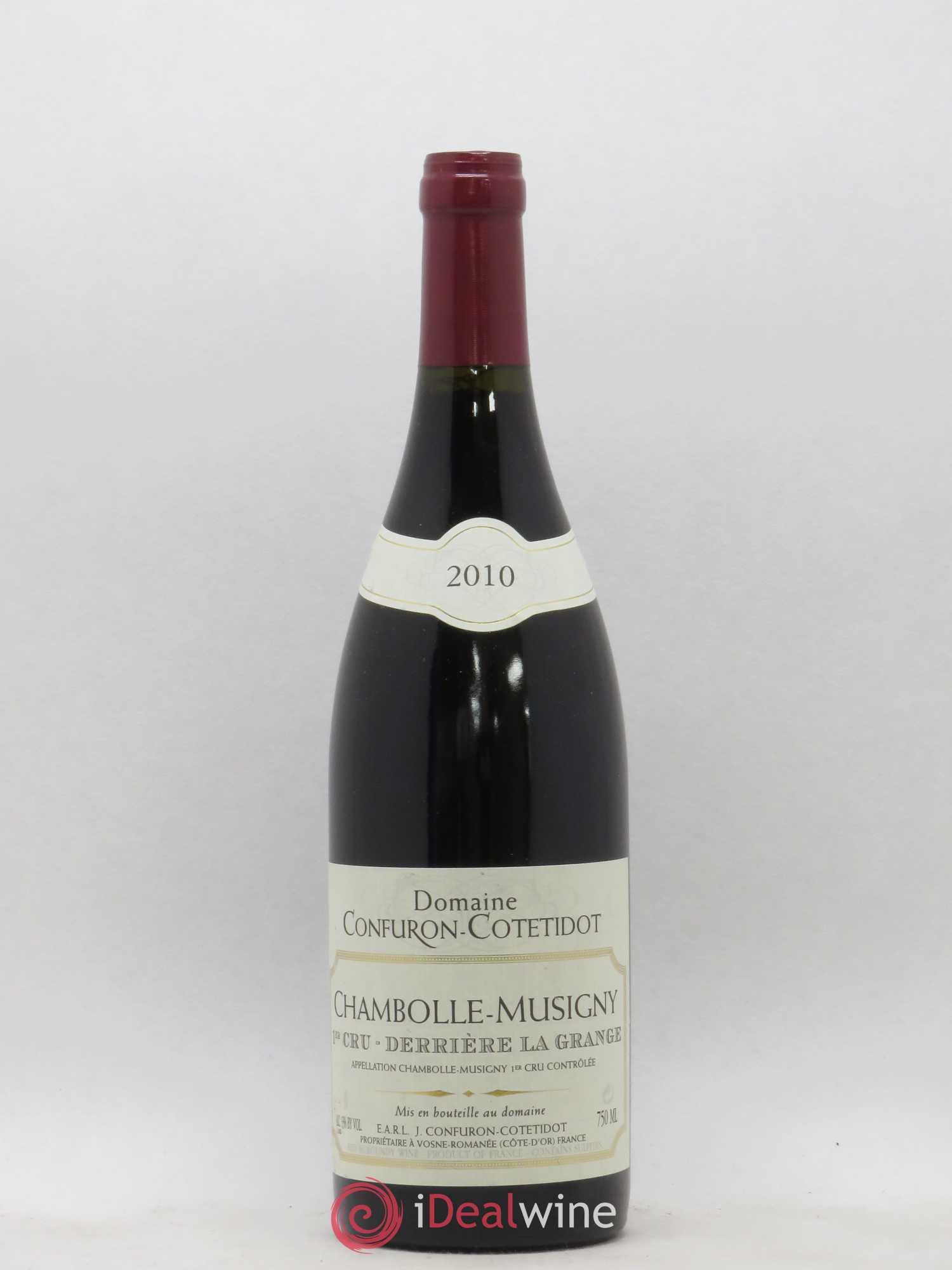 Chambolle-Musigny 1er Cru Derrière la Grange Confuron-Cotetidot 2010 - Lot de 1 bouteille - 0