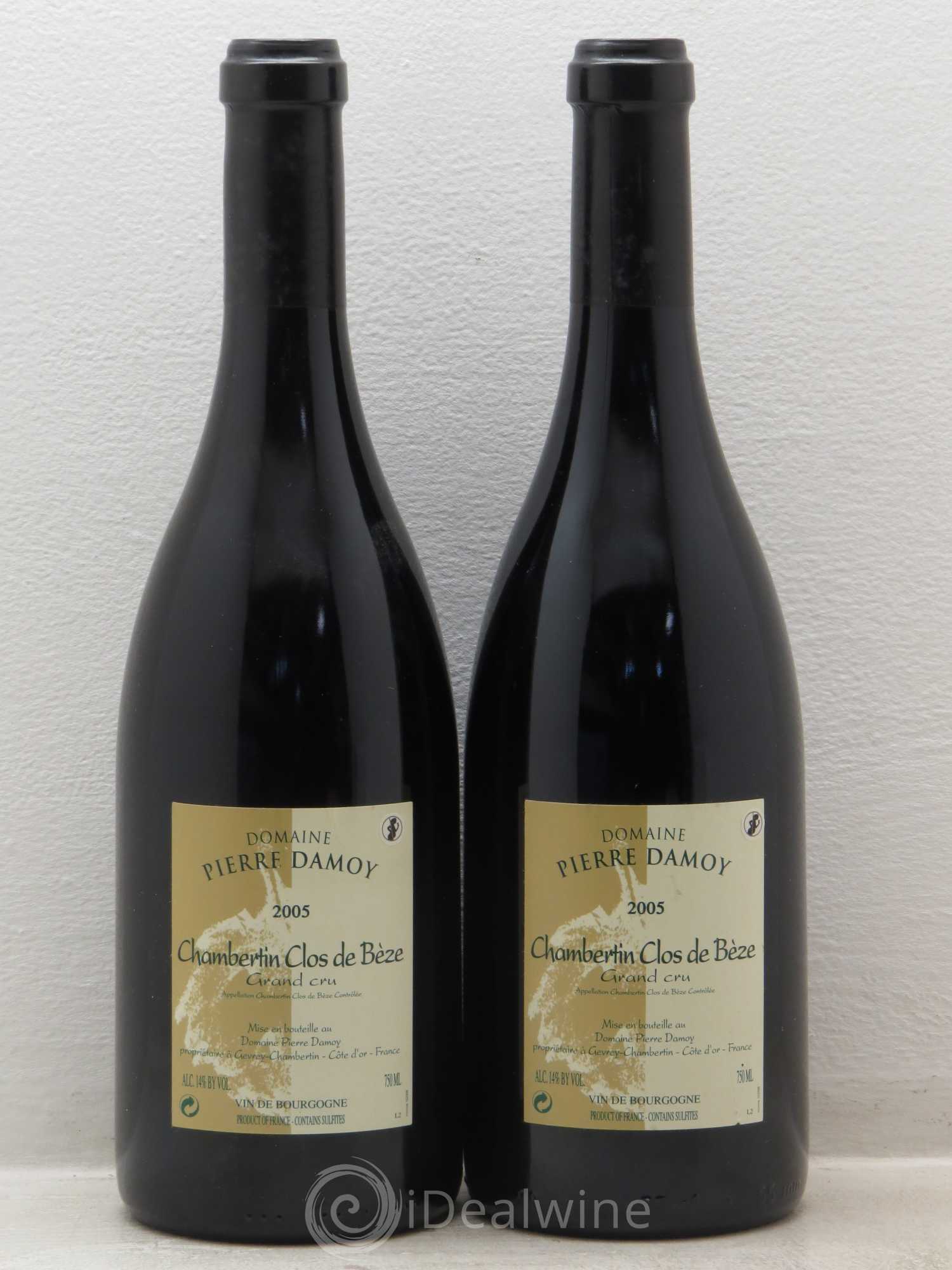 Chambertin Clos de Bèze Grand Cru Pierre Damoy 2005 - Lot de 2 bouteilles - 0
