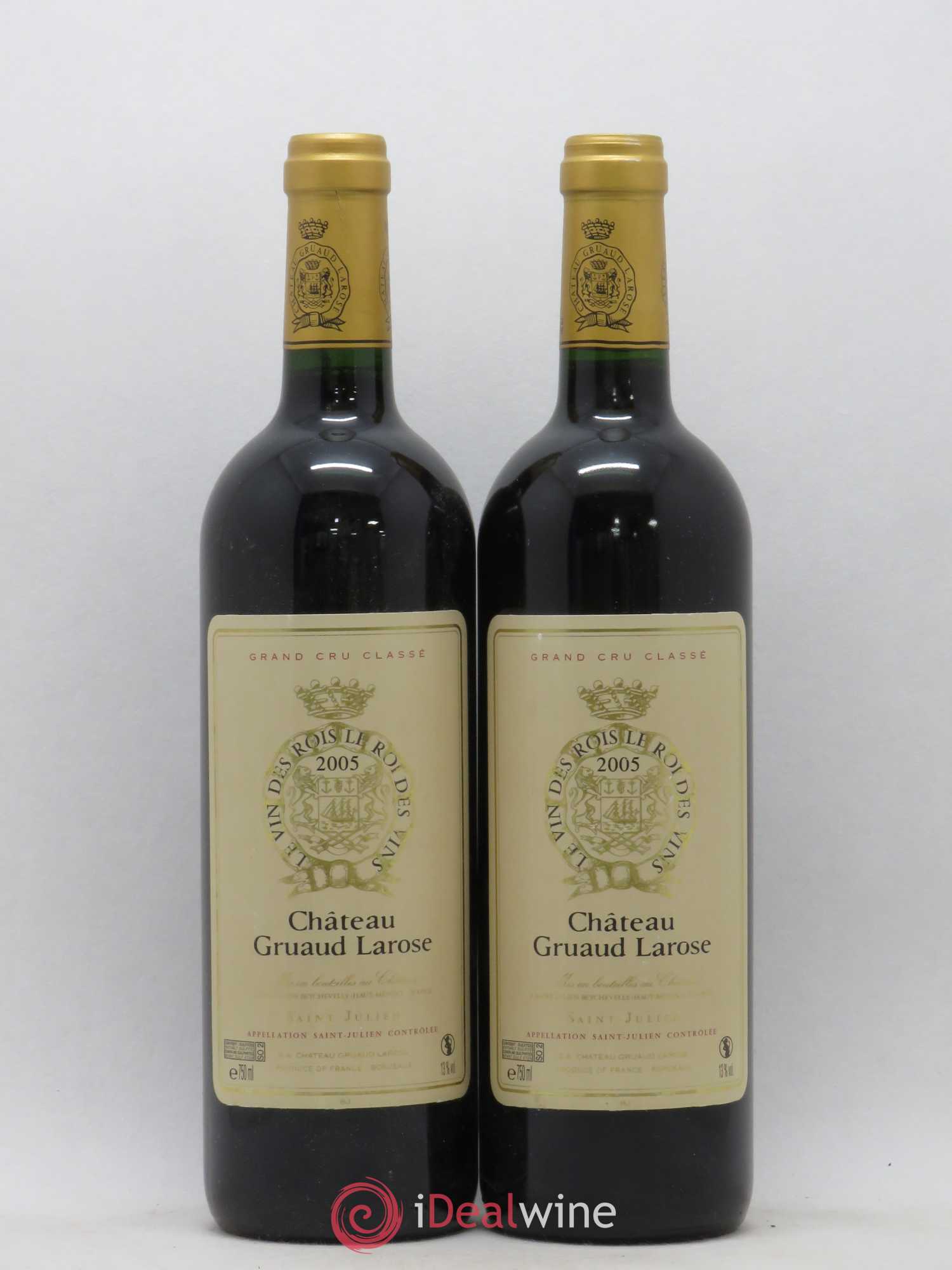 Château Gruaud Larose 2ème Grand Cru Classé 2005 - Lot de 2 bouteilles - 0