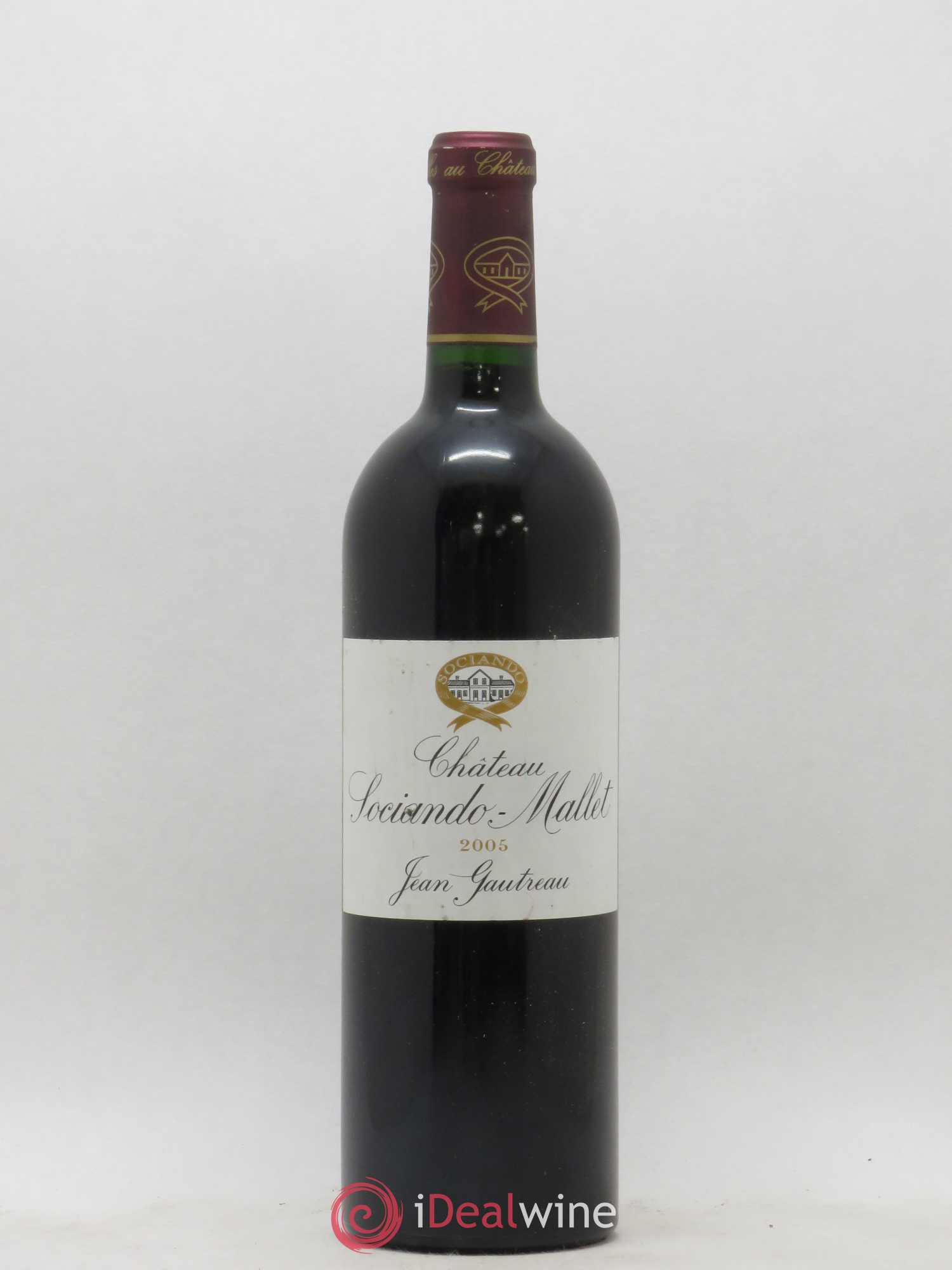 Château Sociando Mallet 2005 - Lot de 1 bouteille - 0