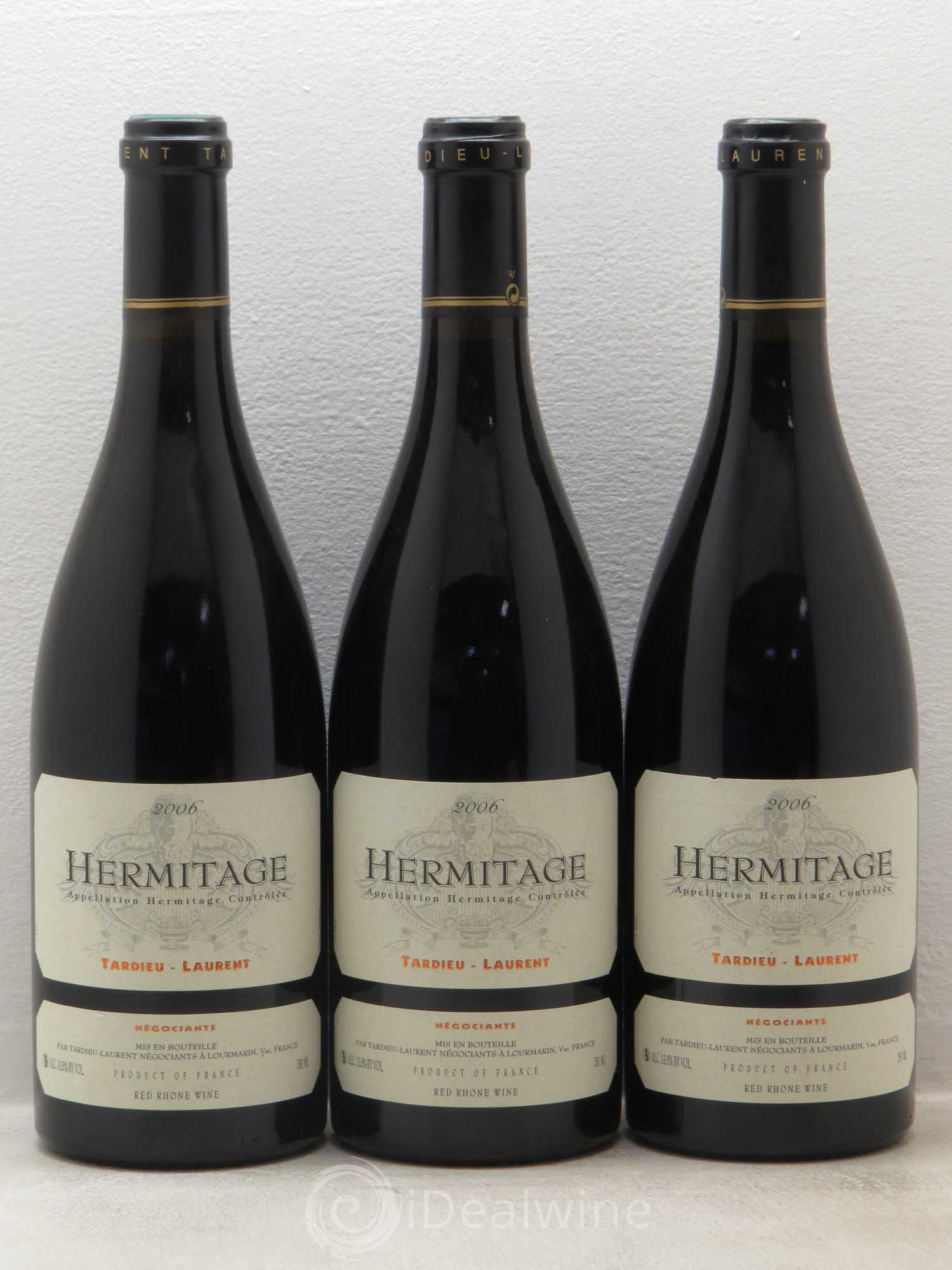 Hermitage Maison Tardieu-Laurent 2006 - Lot de 3 bouteilles - 0