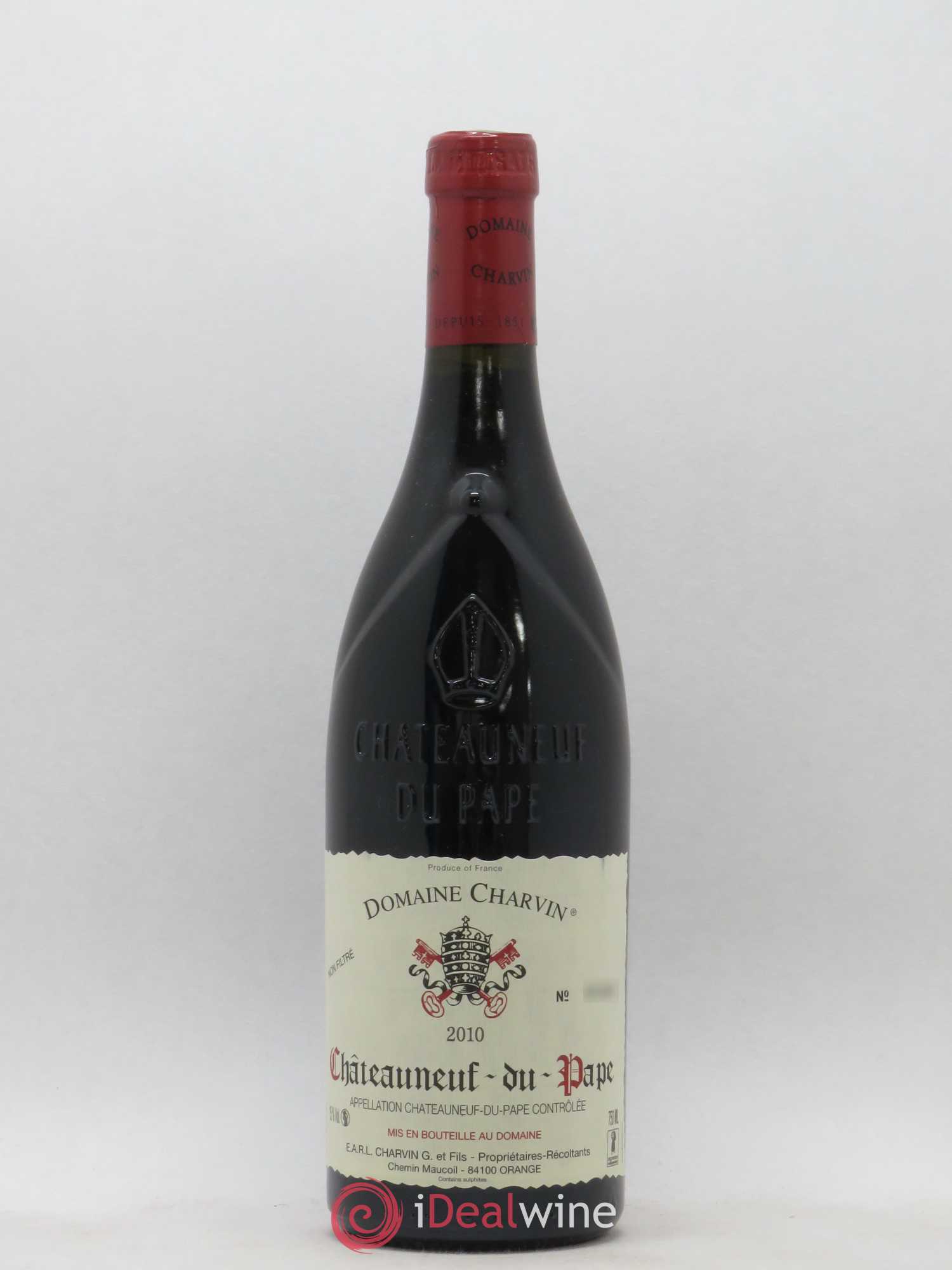 Châteauneuf-du-Pape Charvin (Domaine) 2010 - Lot de 1 bouteille - 0