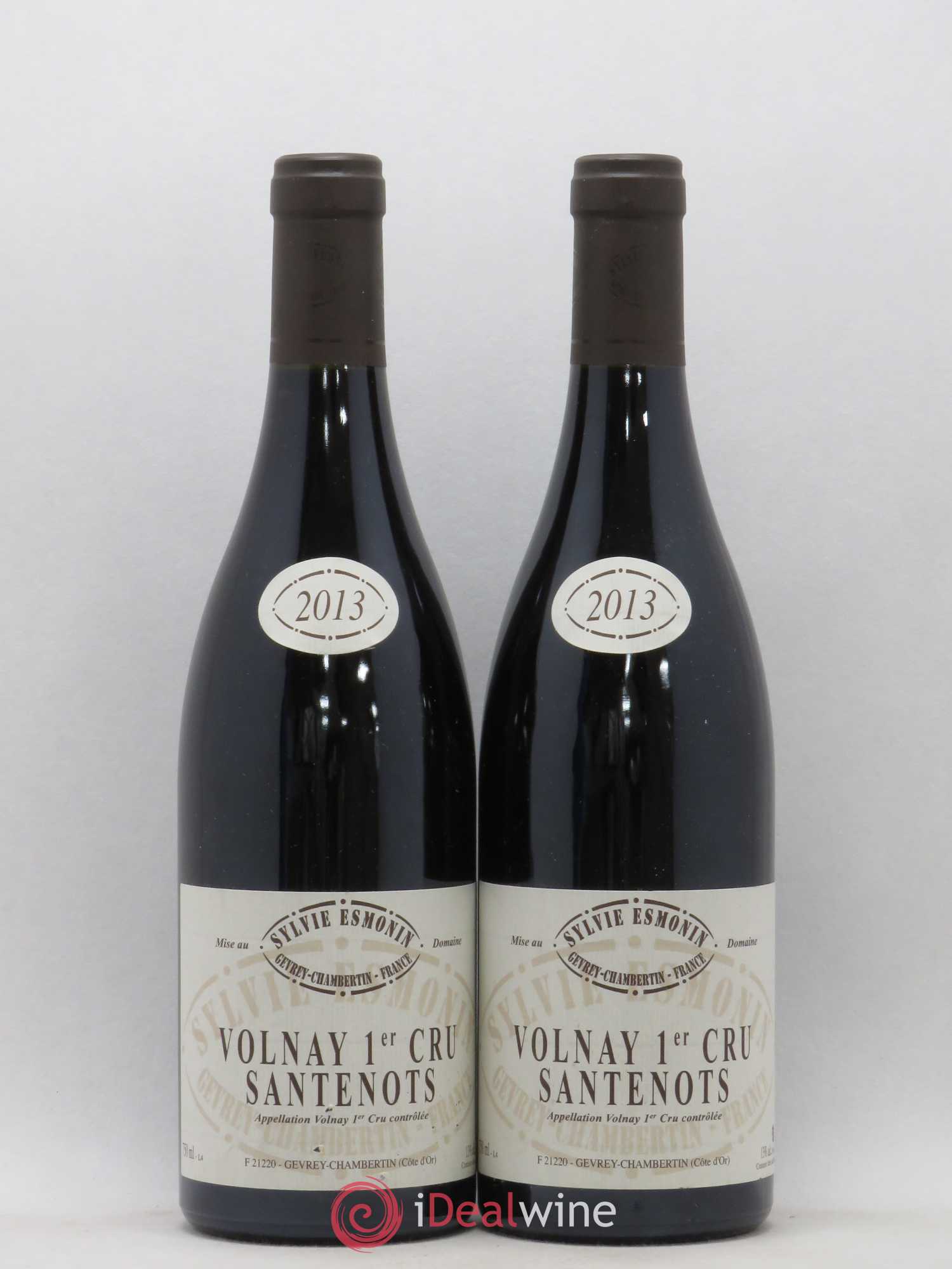 Volnay 1er Cru Santenots Sylvie Esmonin 2013 - Lot de 2 bouteilles - 0
