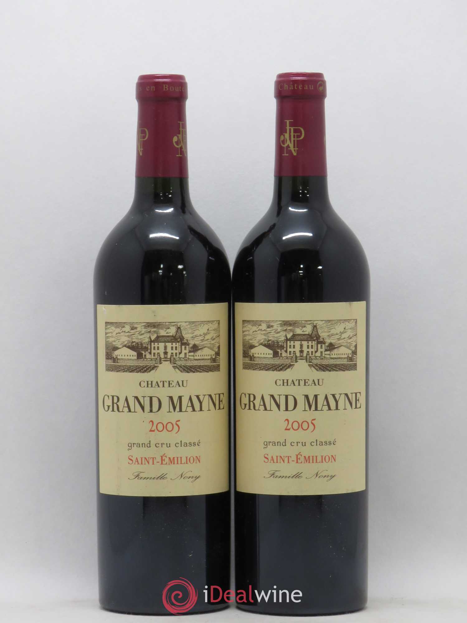 Château Grand Mayne Grand Cru Classé 2005 - Lot de 2 bouteilles - 0