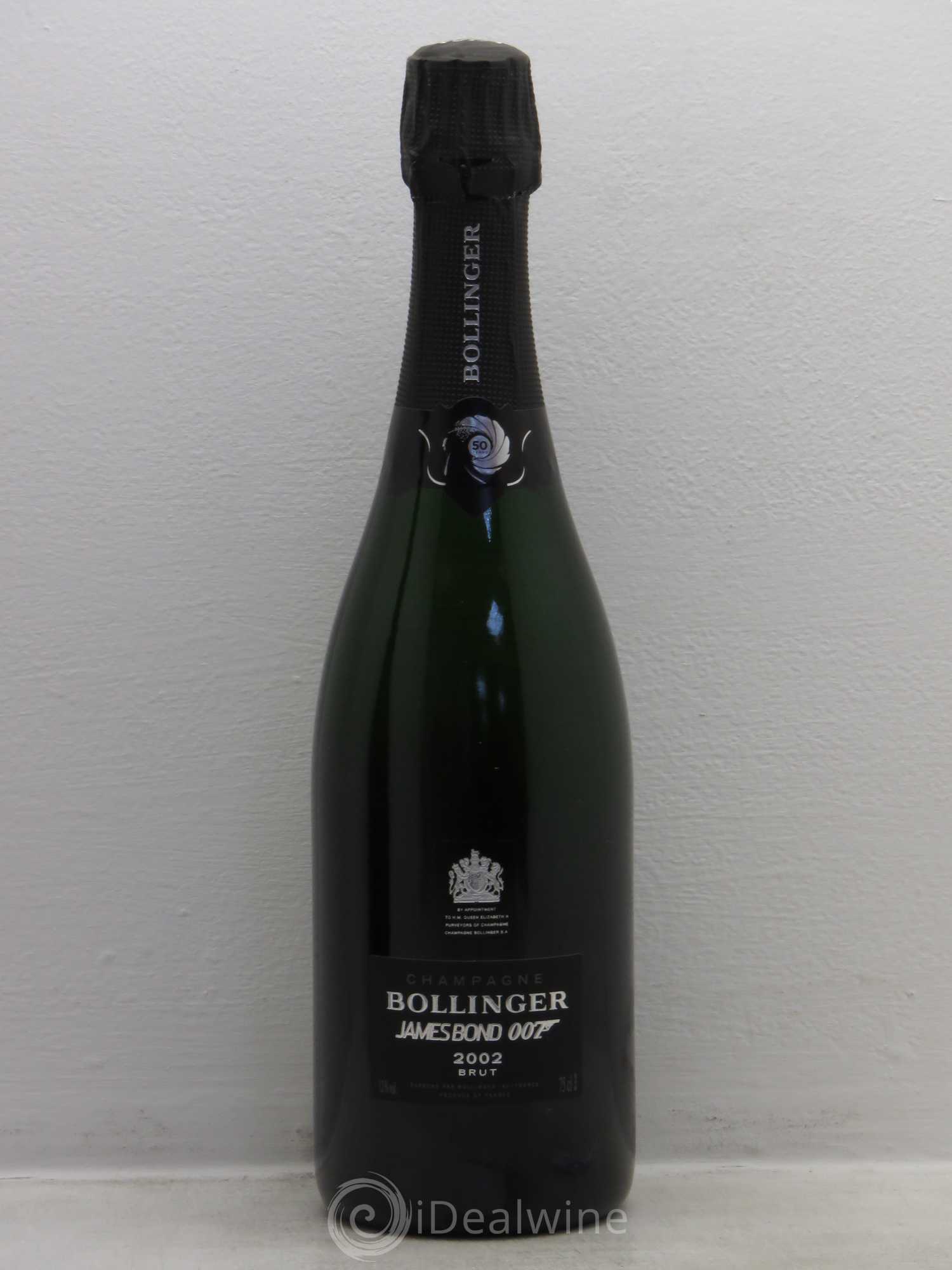 La Grande Année Brut Bollinger James Bond 007 2002 - Lot de 1 bouteille - 0